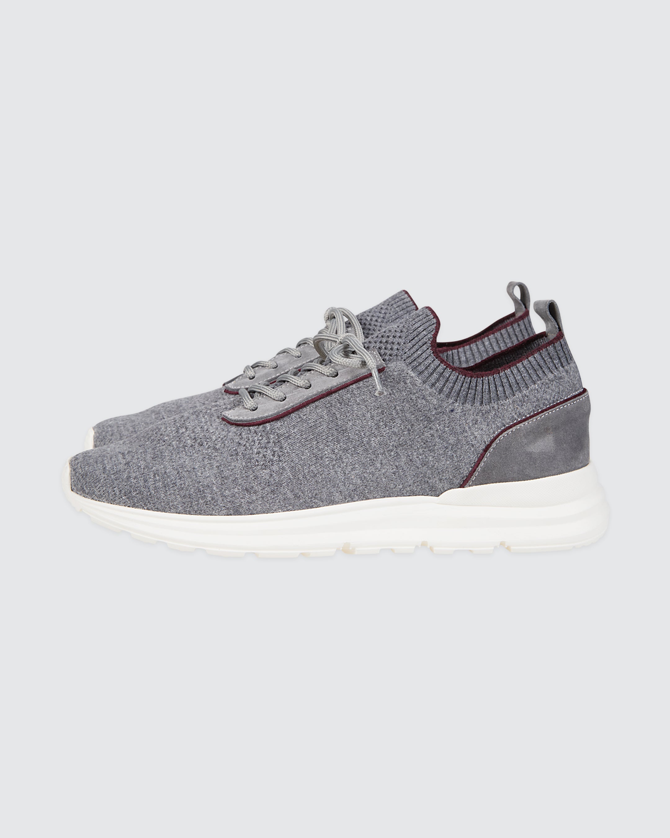 SCARPA NYLON LANA E PELLE DI VITELLO SCAMOSCIATA