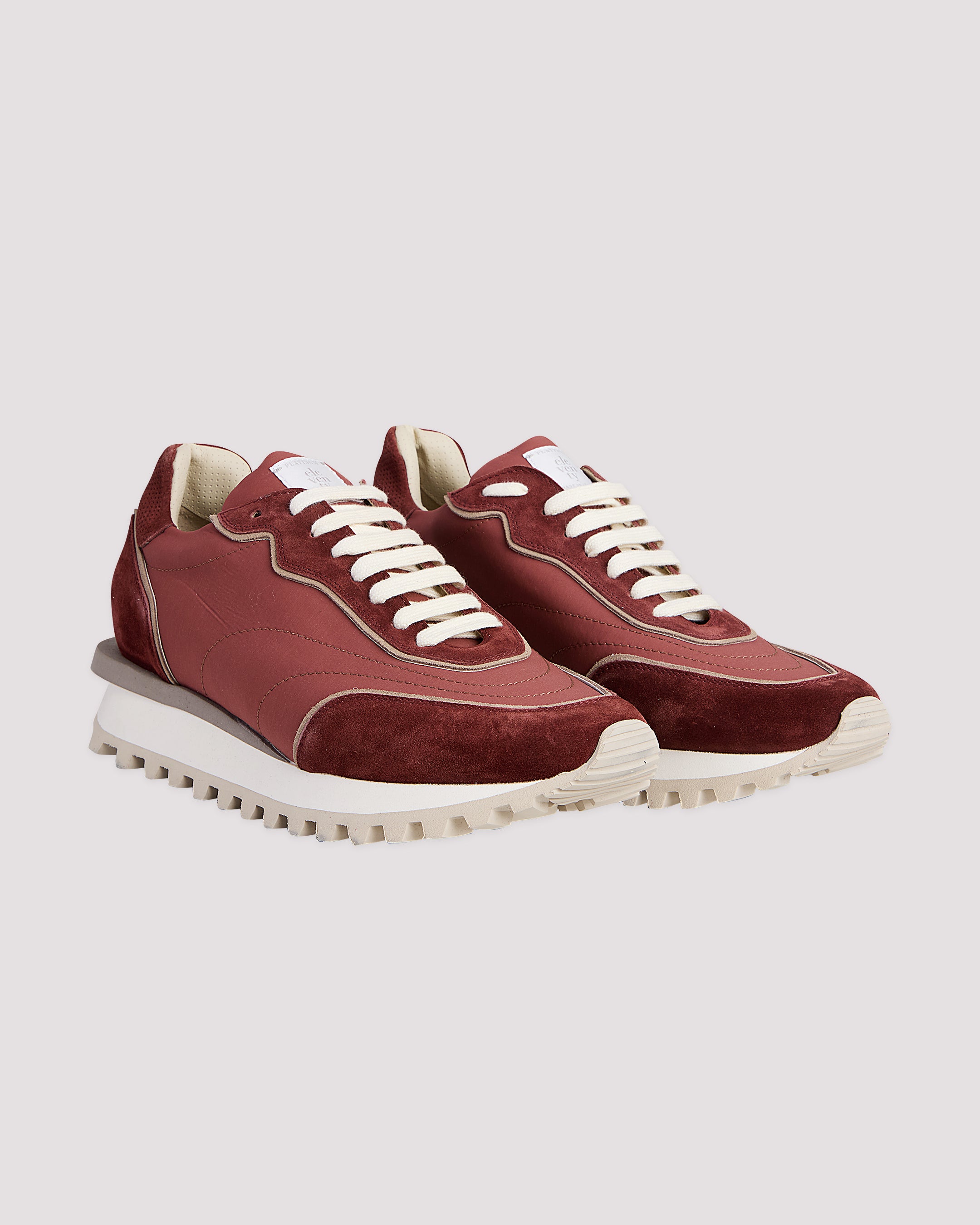 SCARPA LANA NYLON E PELLE VITELLO SCAMOSCIATA - 2