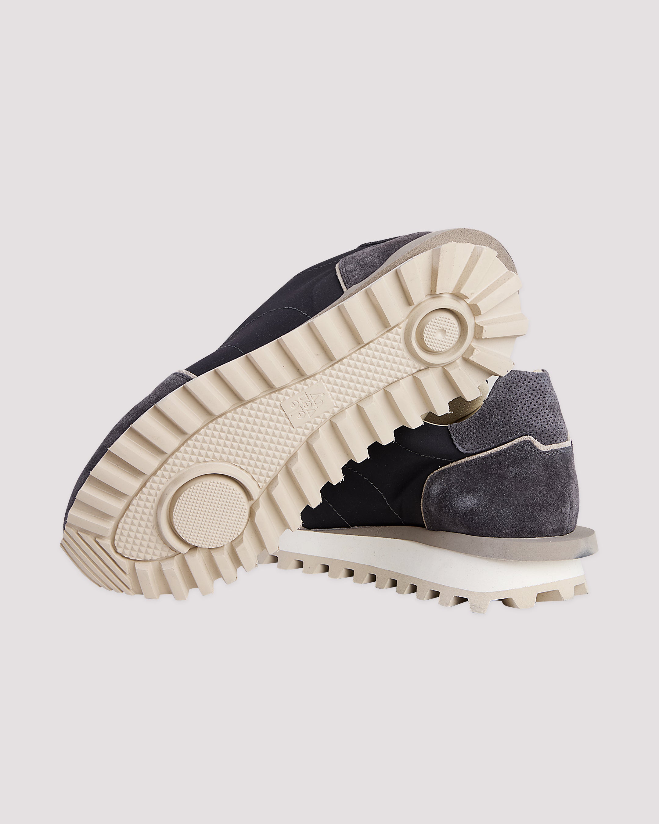 SCARPA LANA NYLON E PELLE VITELLO SCAMOSCIATA
