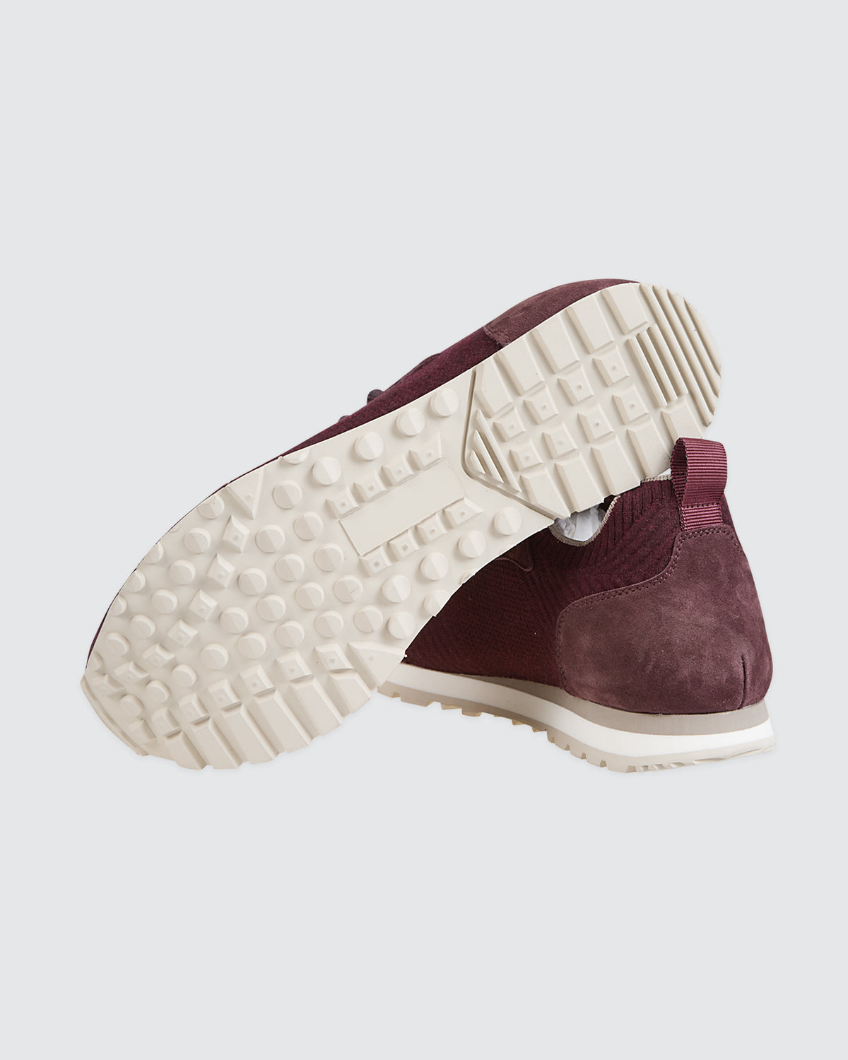 SCARPA MAGLIA IN LANA E PELLE VITELLO
