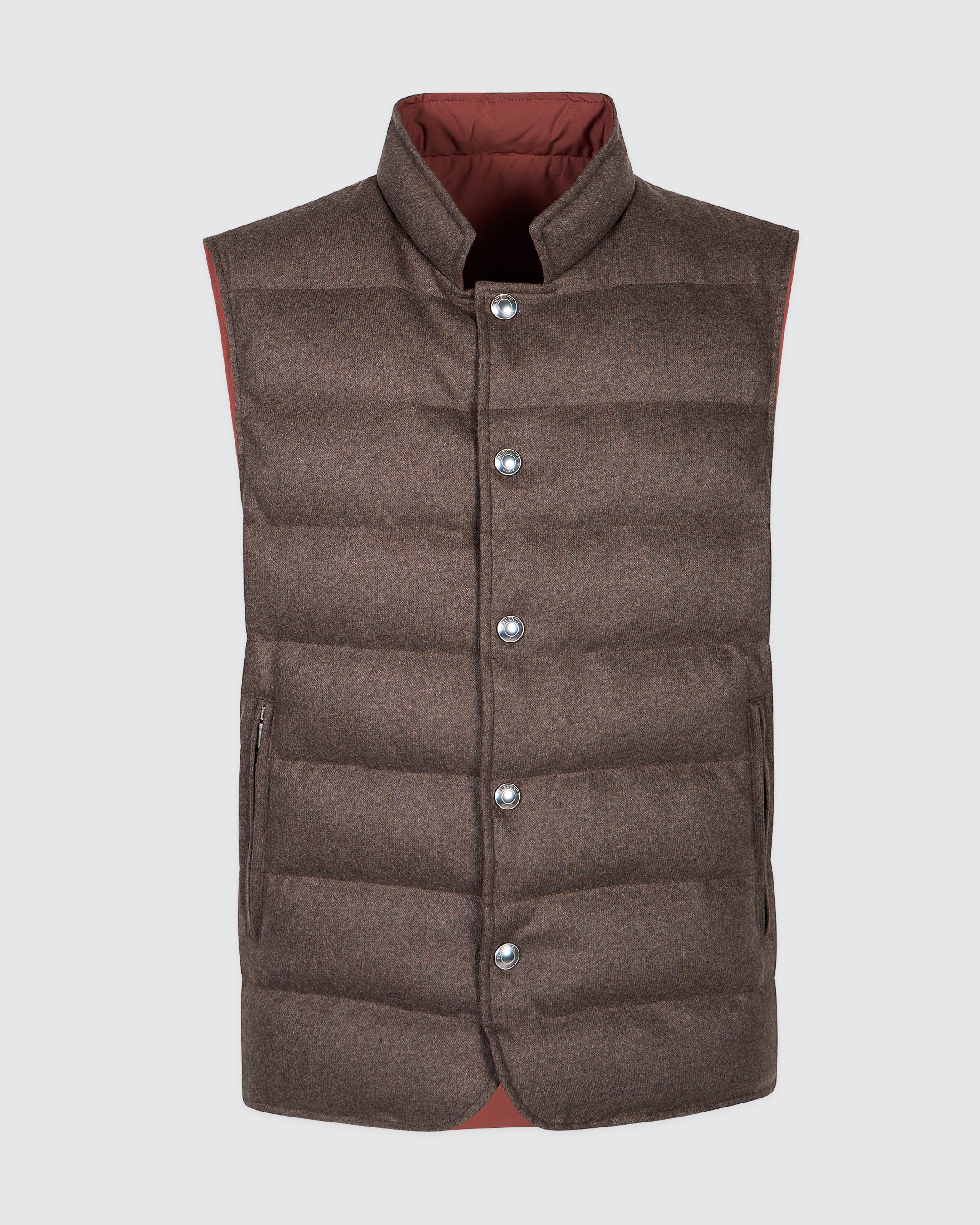 GILET CASHMERE E TESSUTO TECNICO