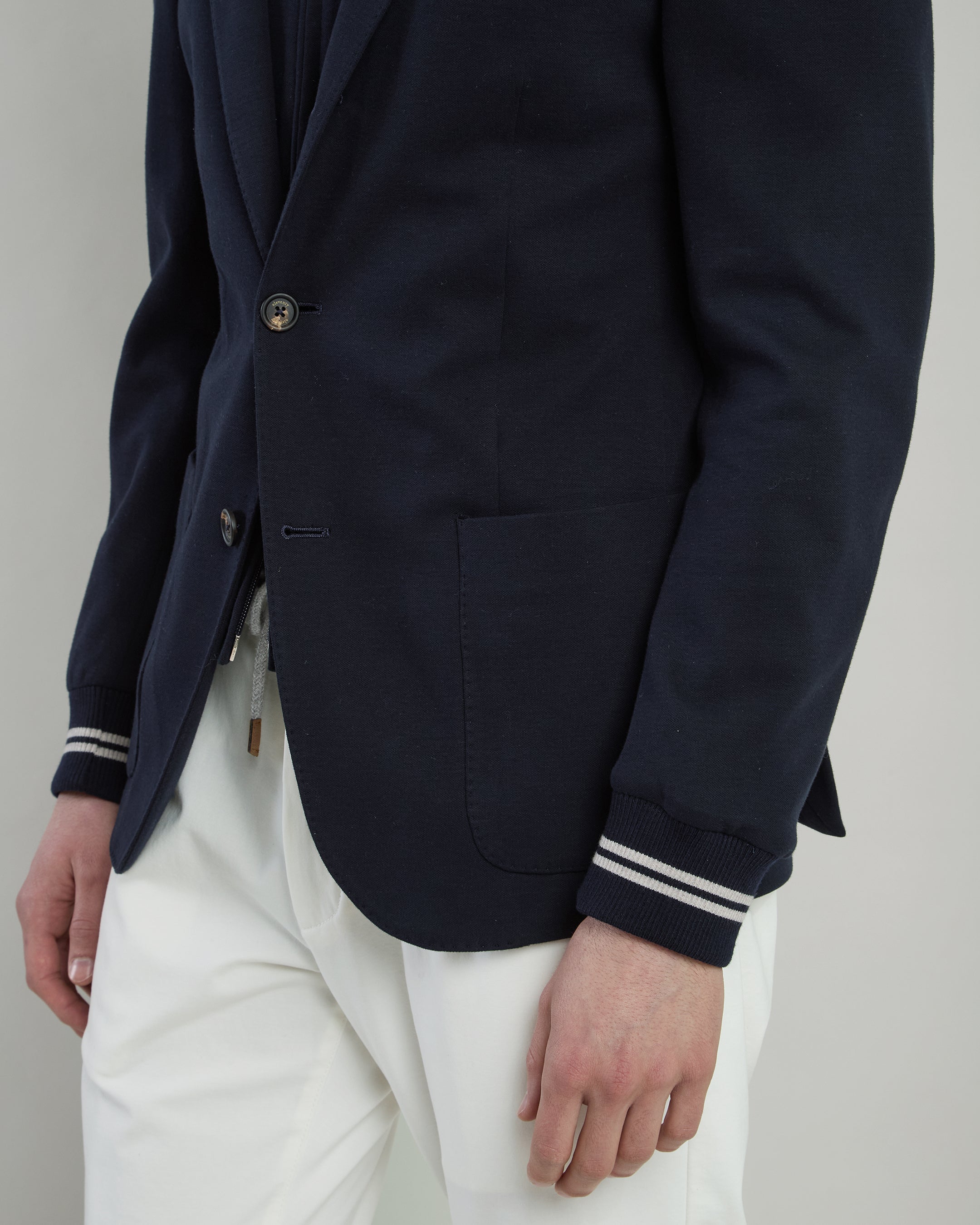 COTTON JACKET WITH BIB FRONT