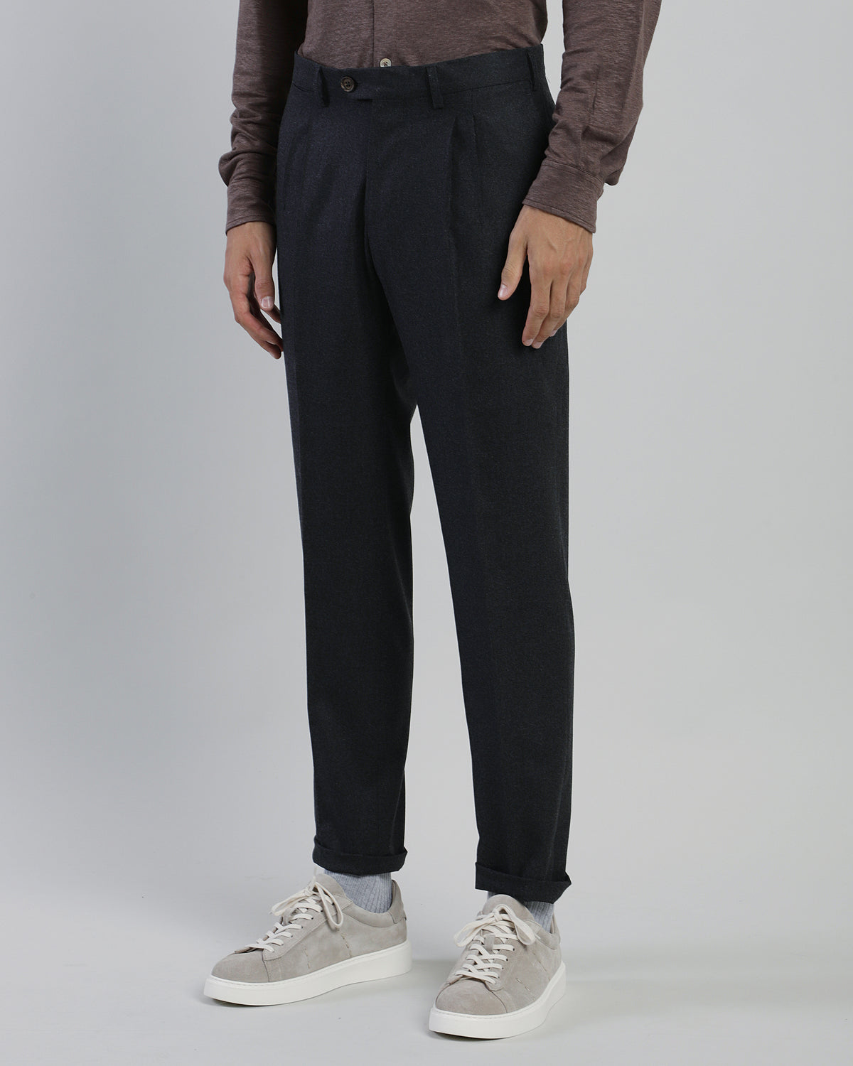 ABITO MONOPETTO LANA SETA CASHMERE - 14