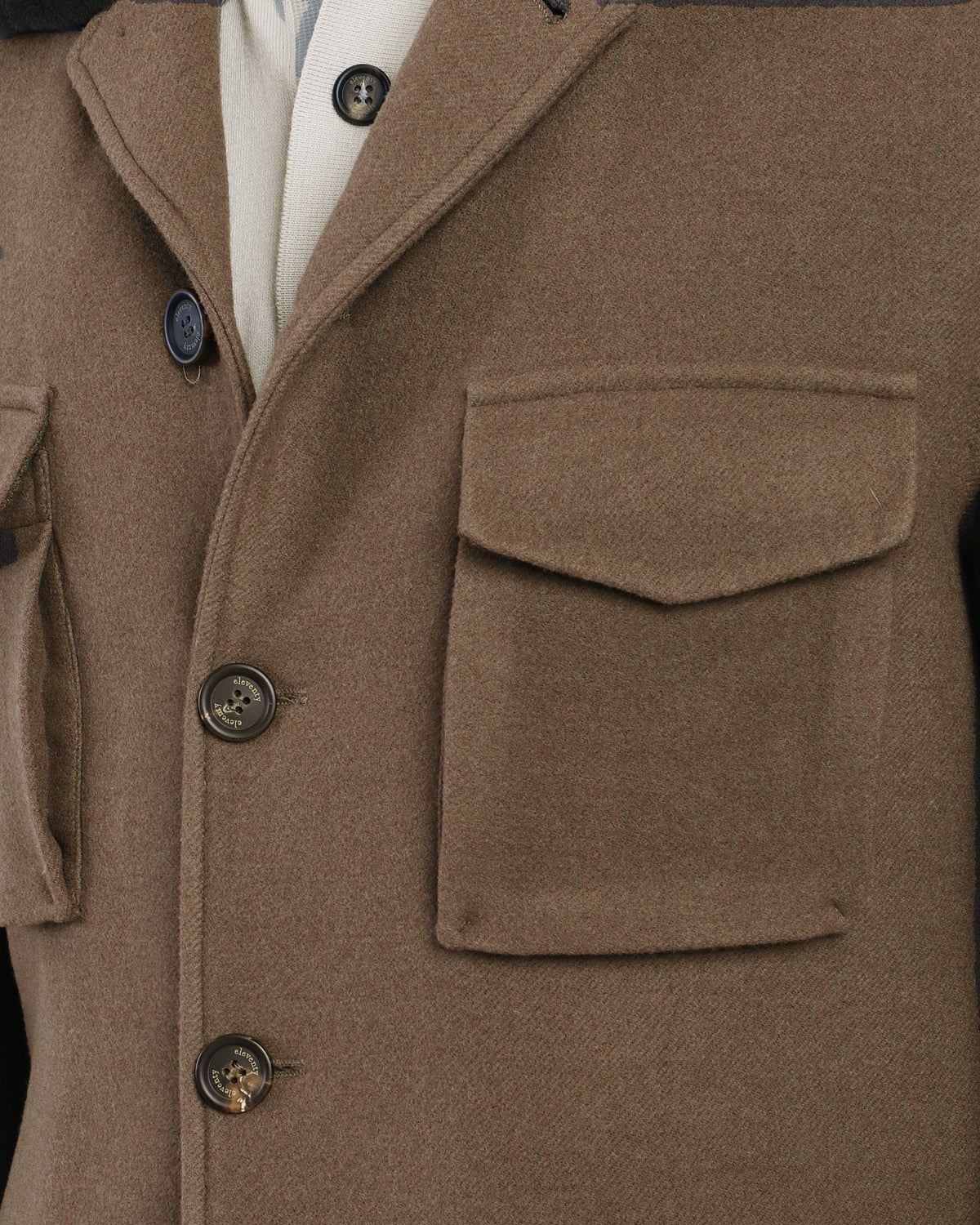 14-MICRON WOOL SAFARI JACKET - 3