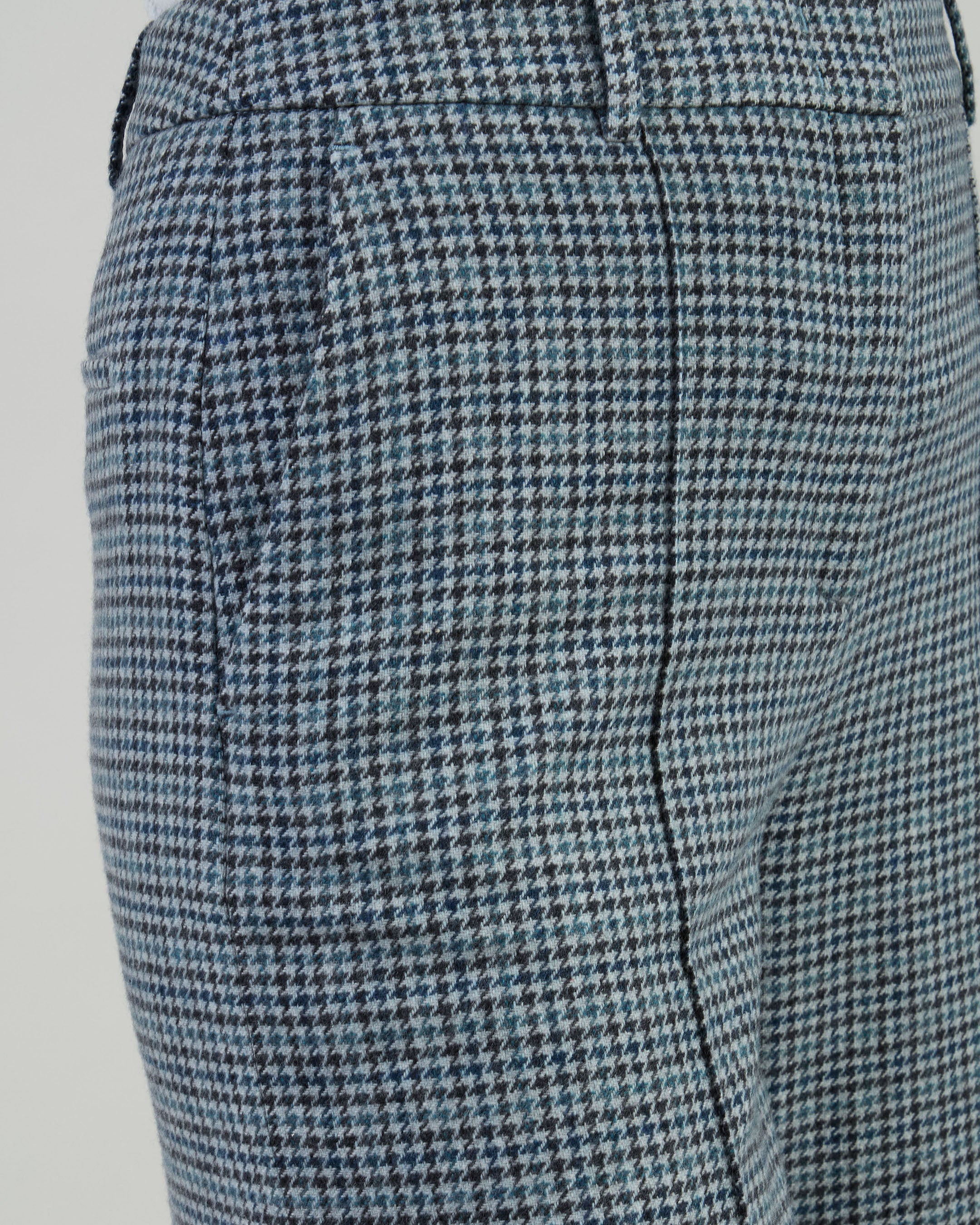 BERMUDA LANA CASHMERE PIED DE POULE - 3