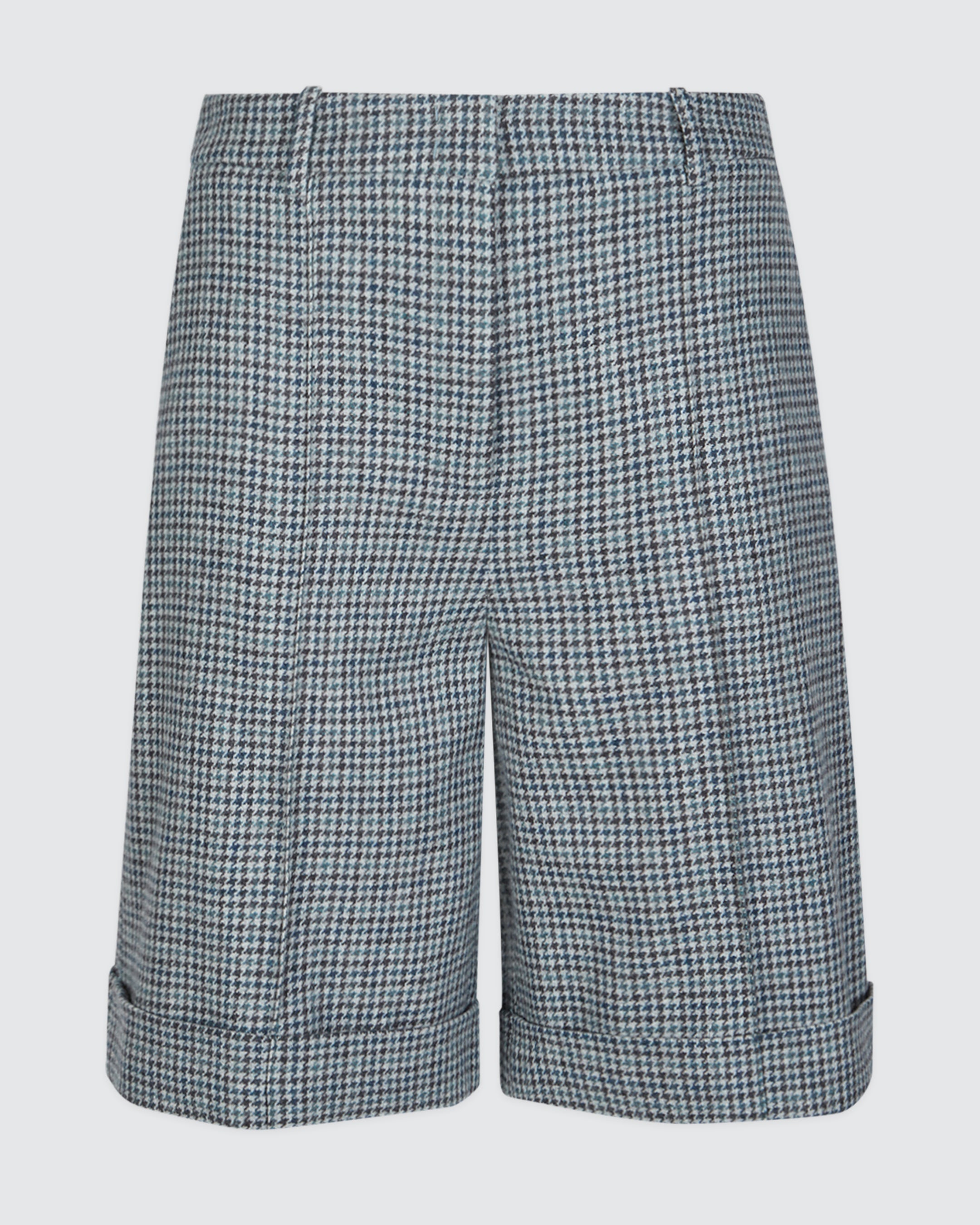 BERMUDA LANA CASHMERE PIED DE POULE - 4