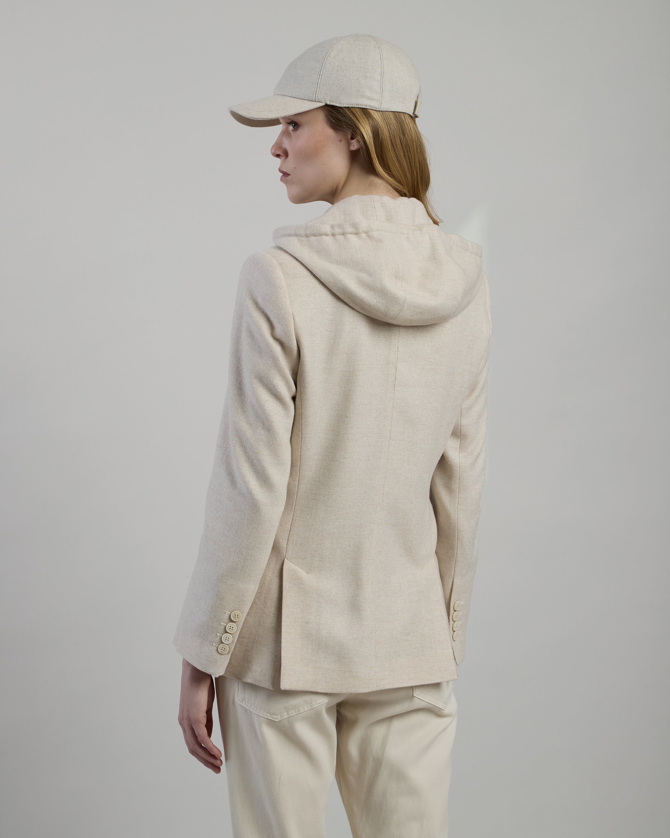 GIACCA CON PETTORINA LANA CASHMERE