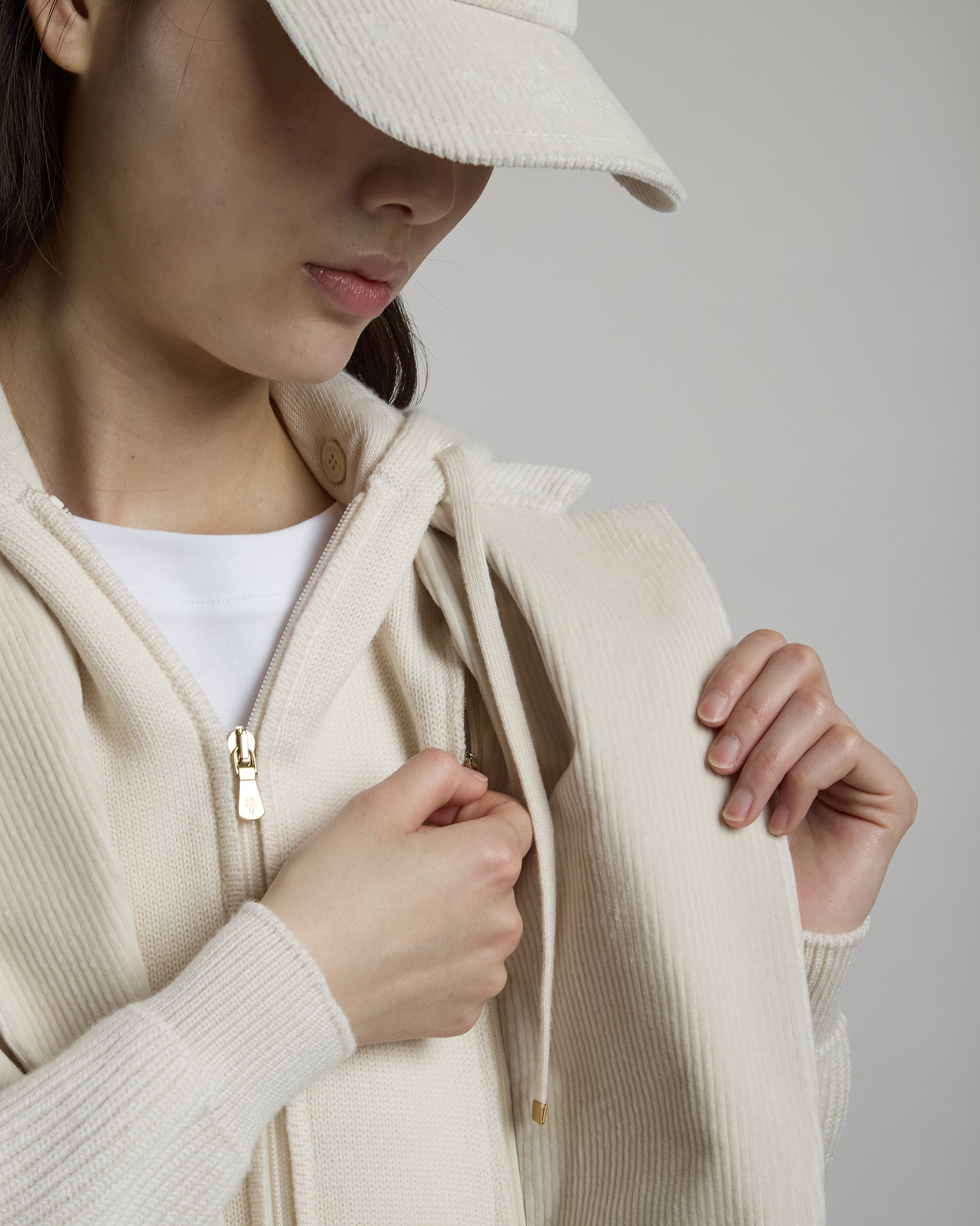 GIACCA MONOPETTO COTONE STRETCH CON PARTI IN MAGLIA - 4