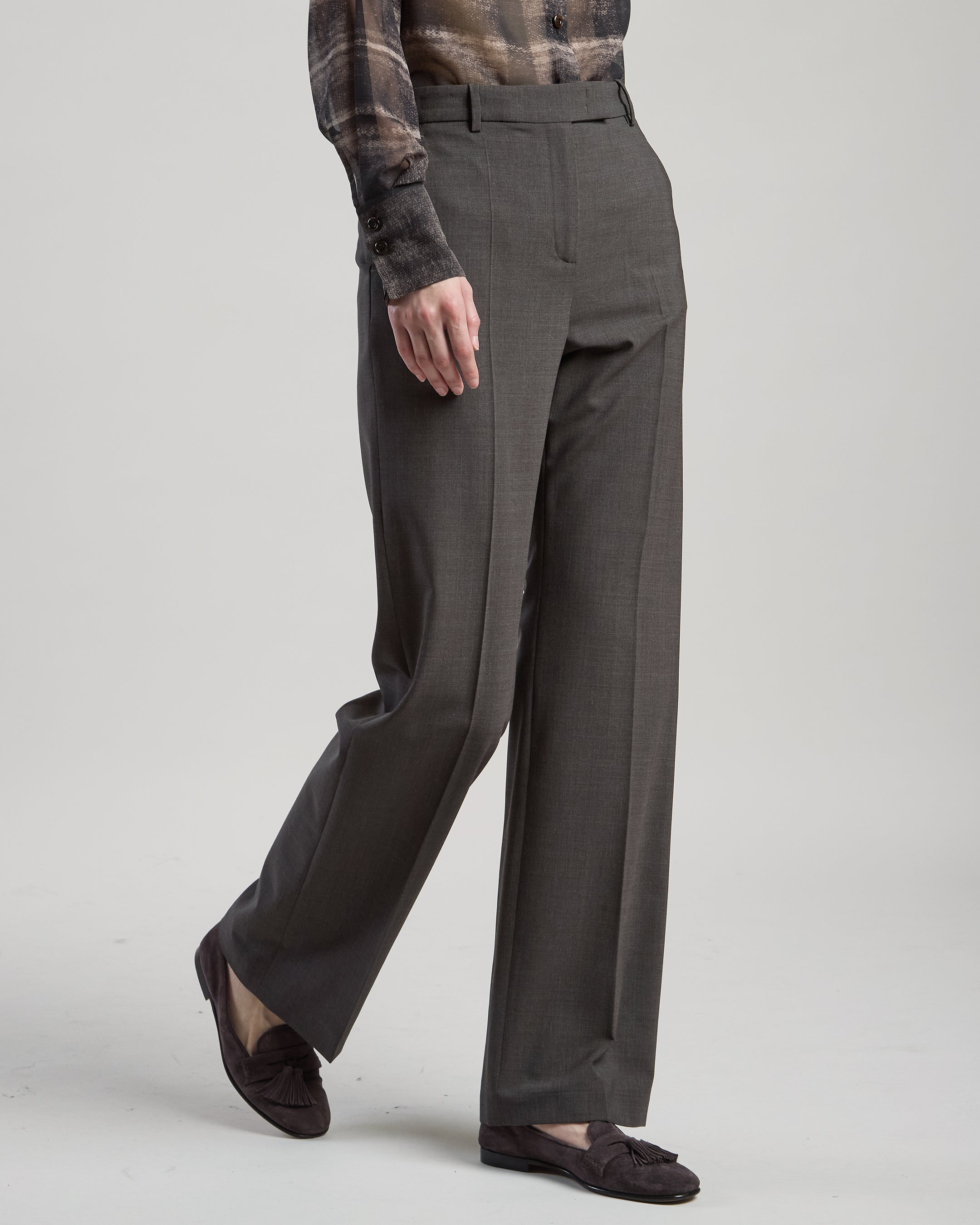 PANTALONE LANA UNITA MELANGE