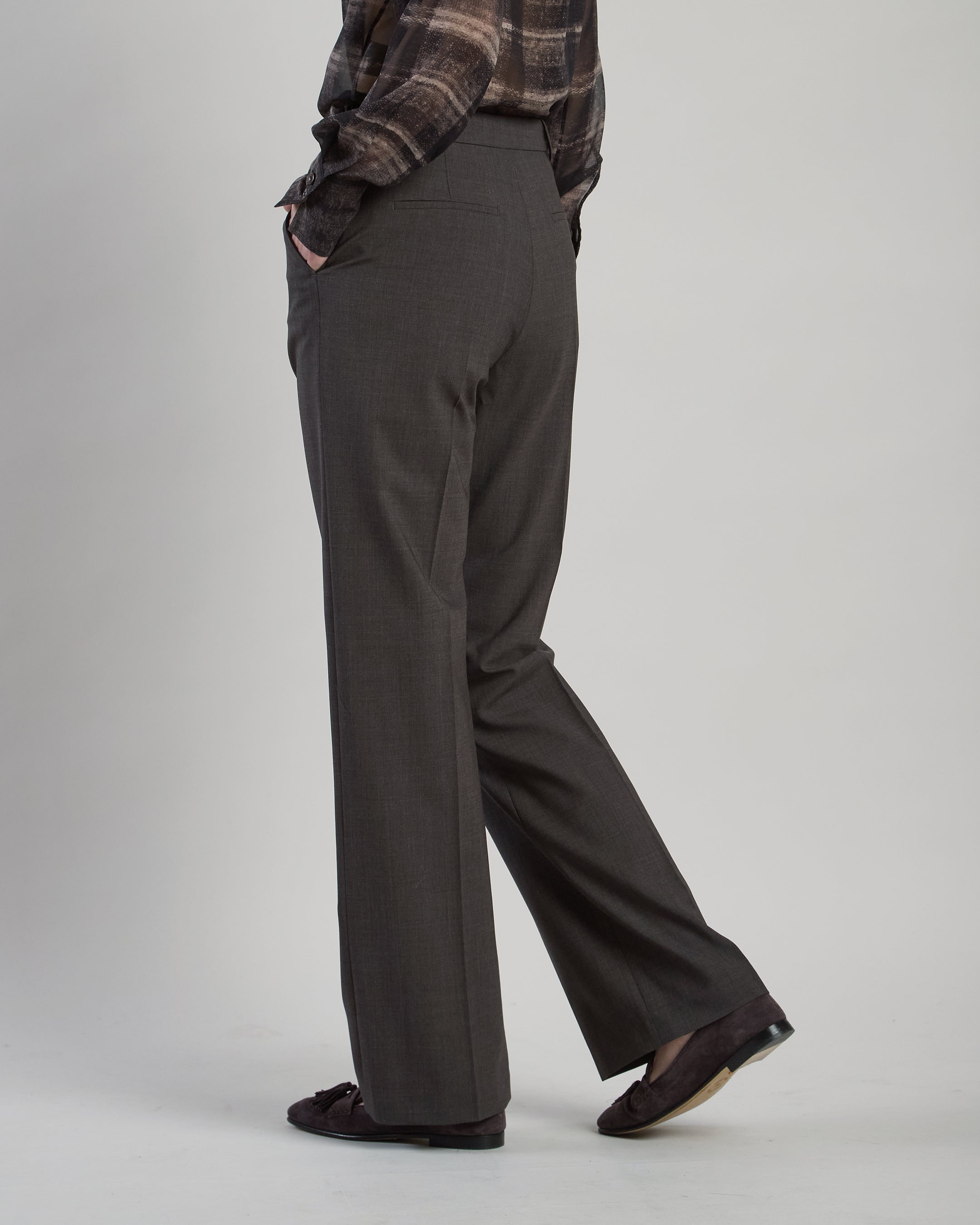 PANTALONE LANA UNITA MELANGE