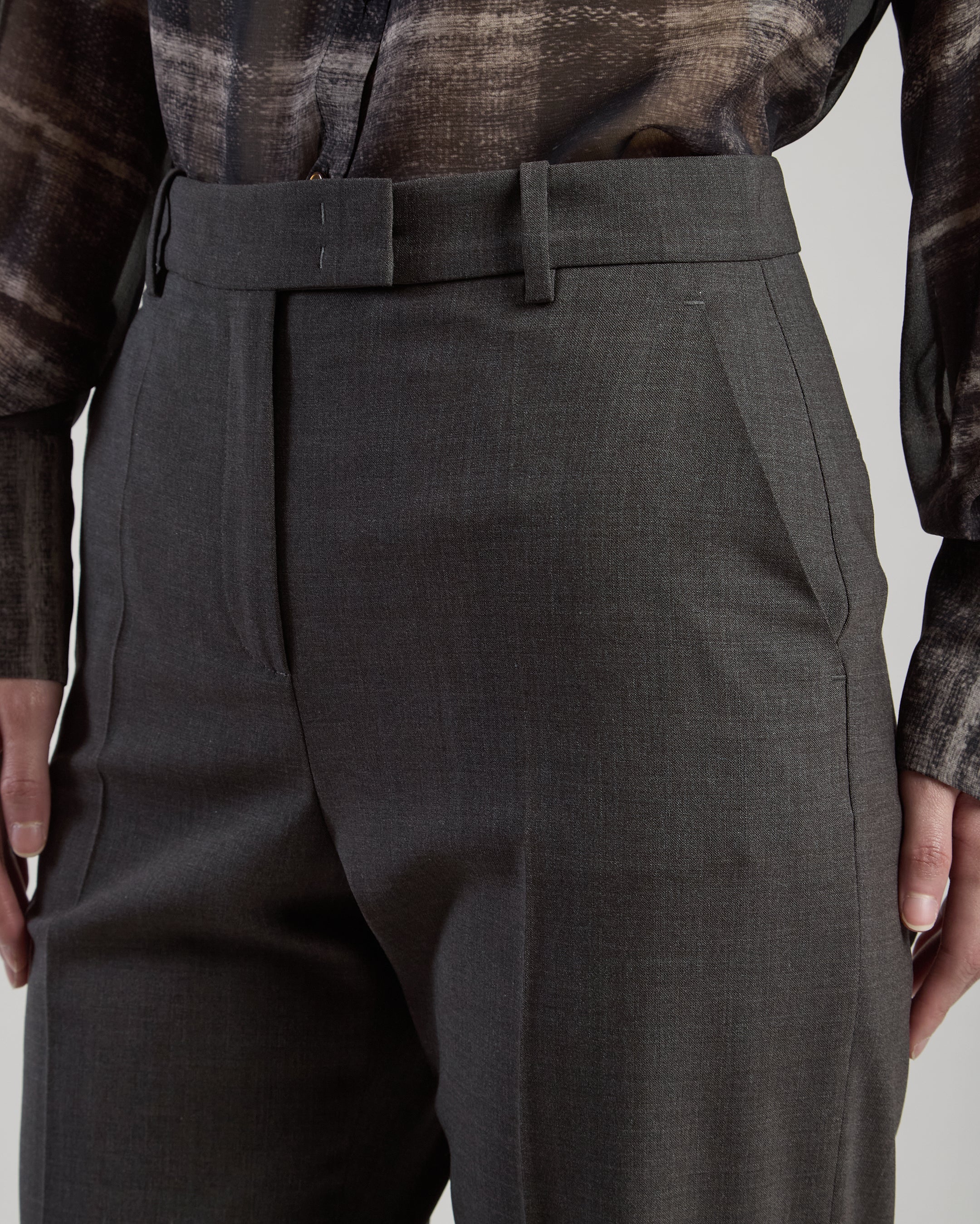 PANTALONE LANA UNITA MELANGE - 3