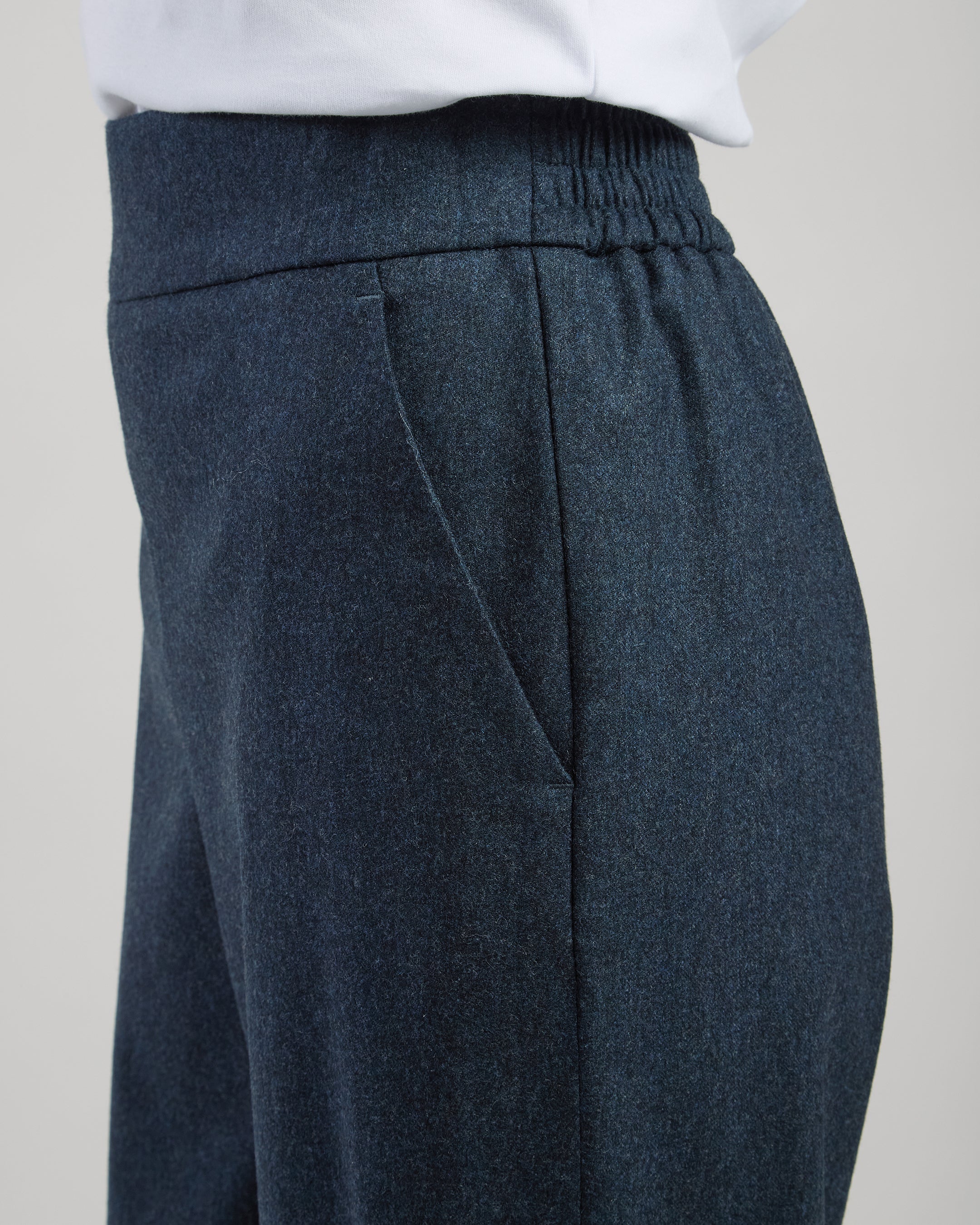 PANTALONE LANA CASHMERE STRETCH UNITA
