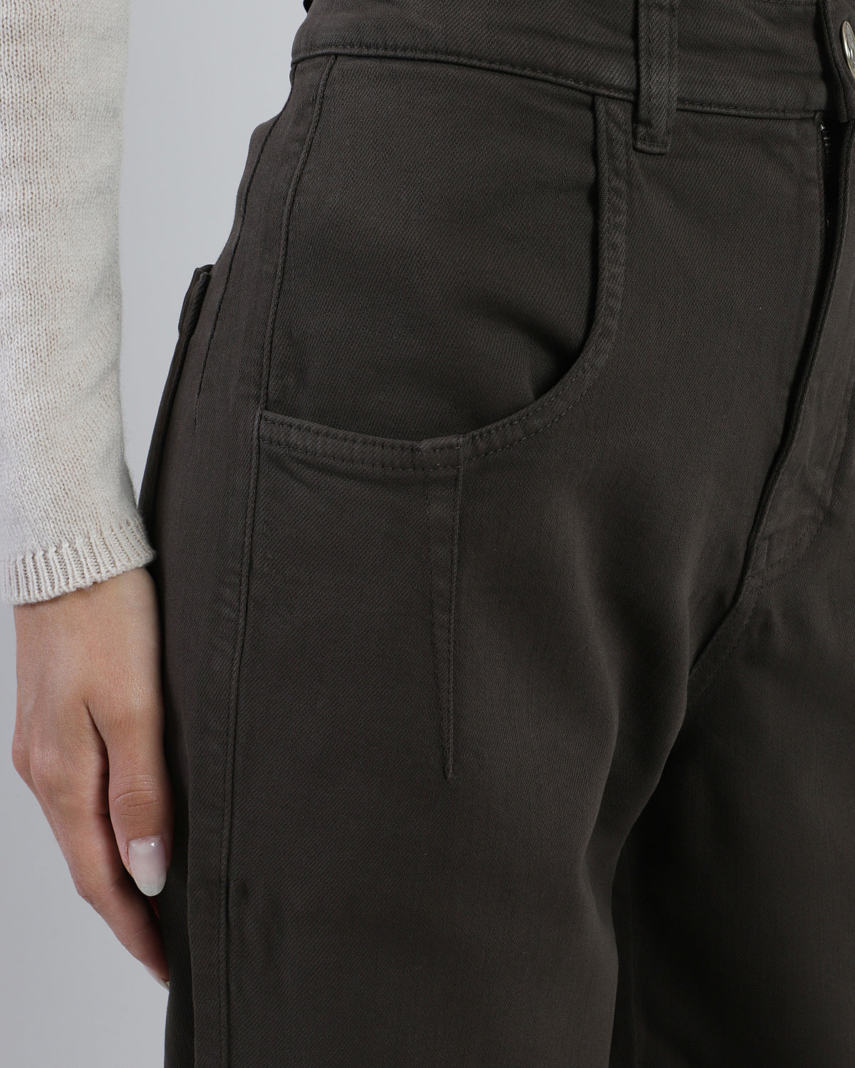 STRETCH COTTON TROUSERS - 3