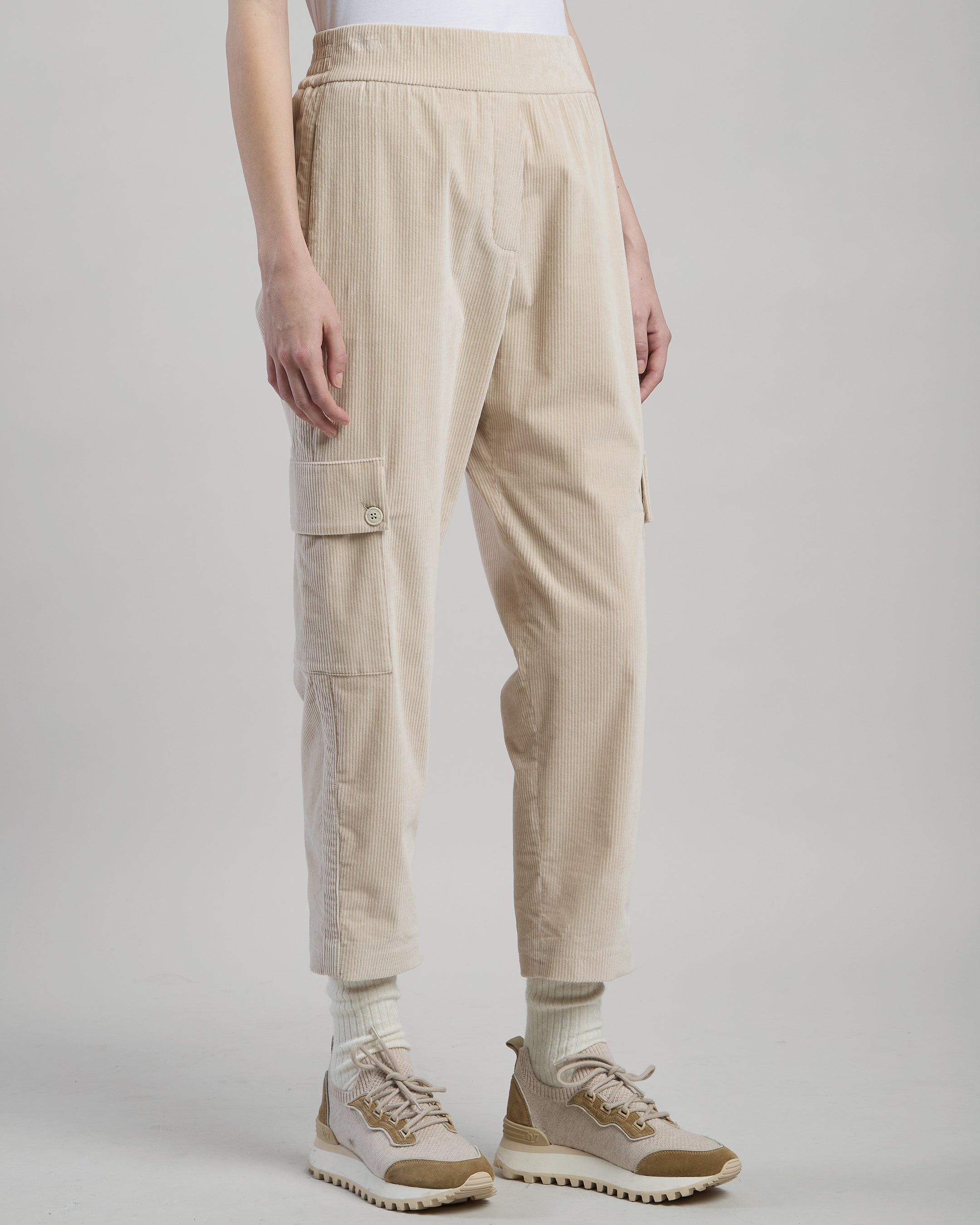 PANTALONE CARGO COTONE STRETCH