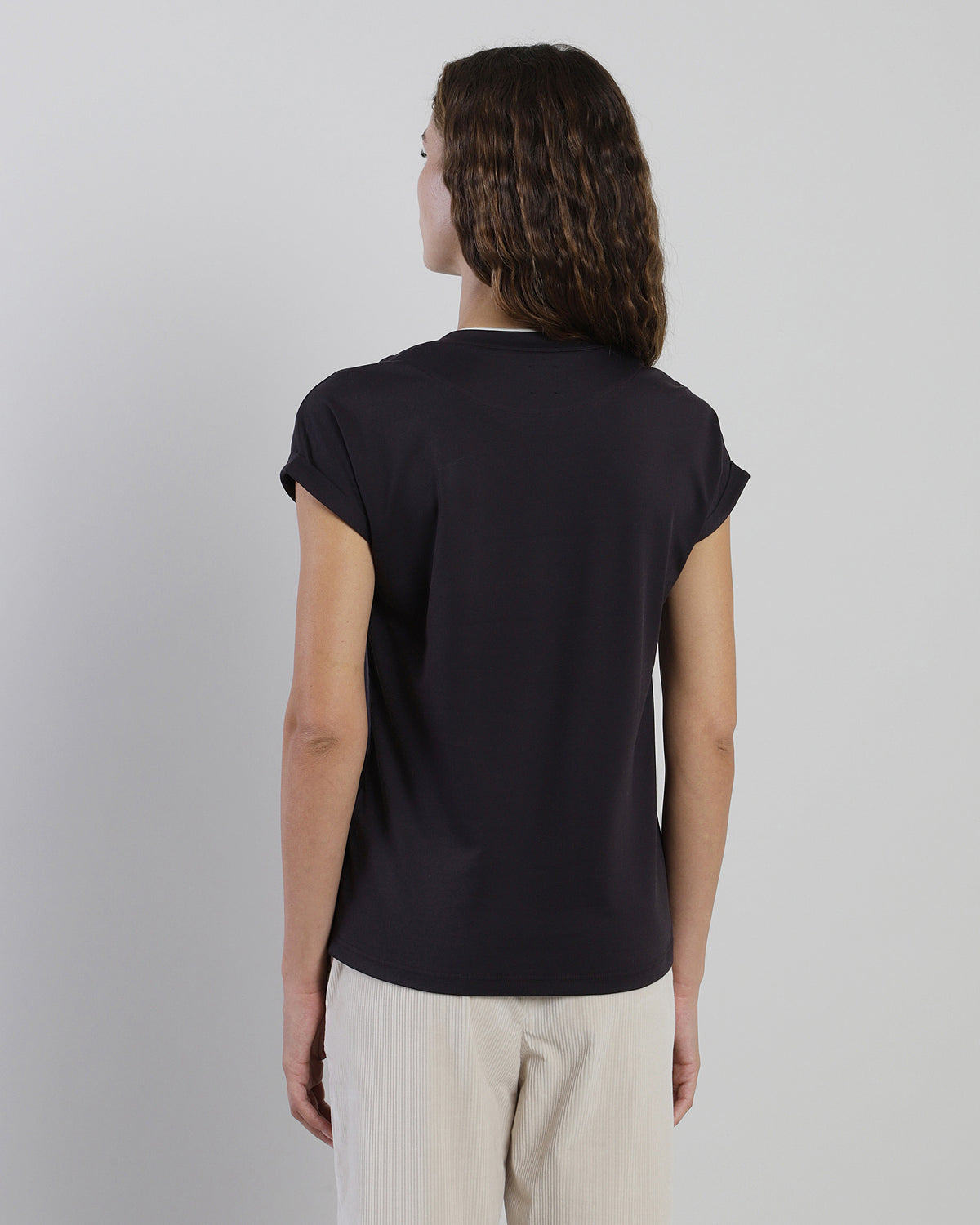 T-SHIRT GIROCOLLO COTONE