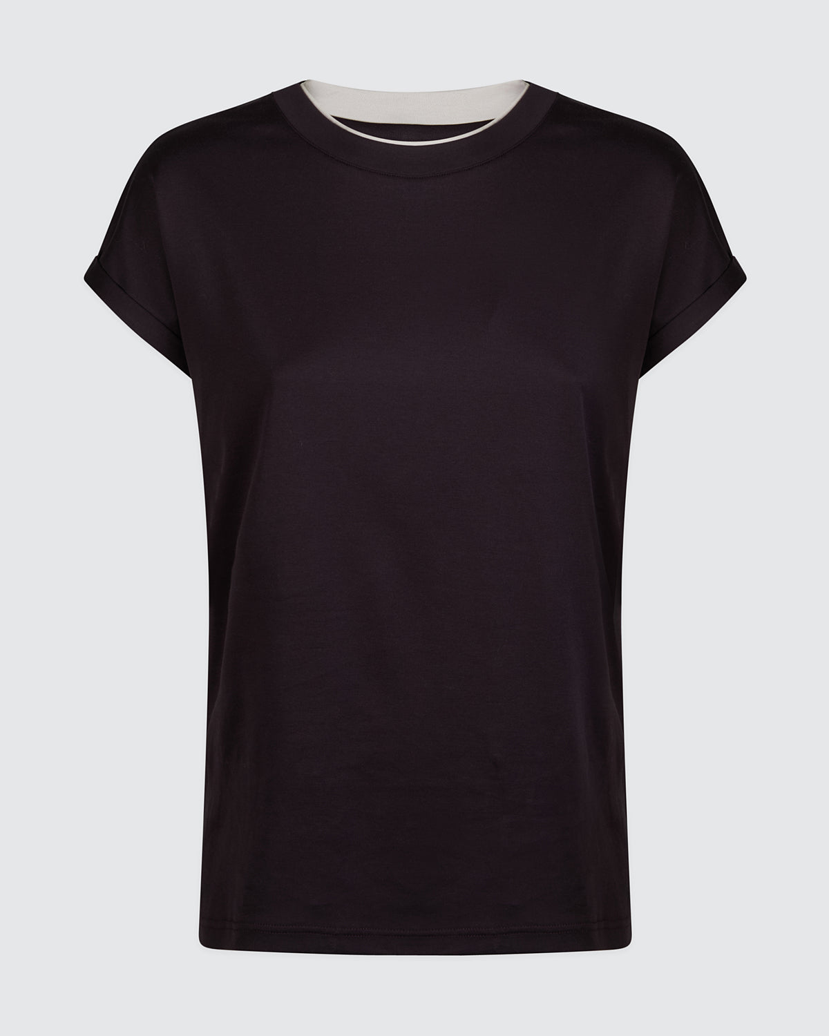 T-SHIRT GIROCOLLO COTONE