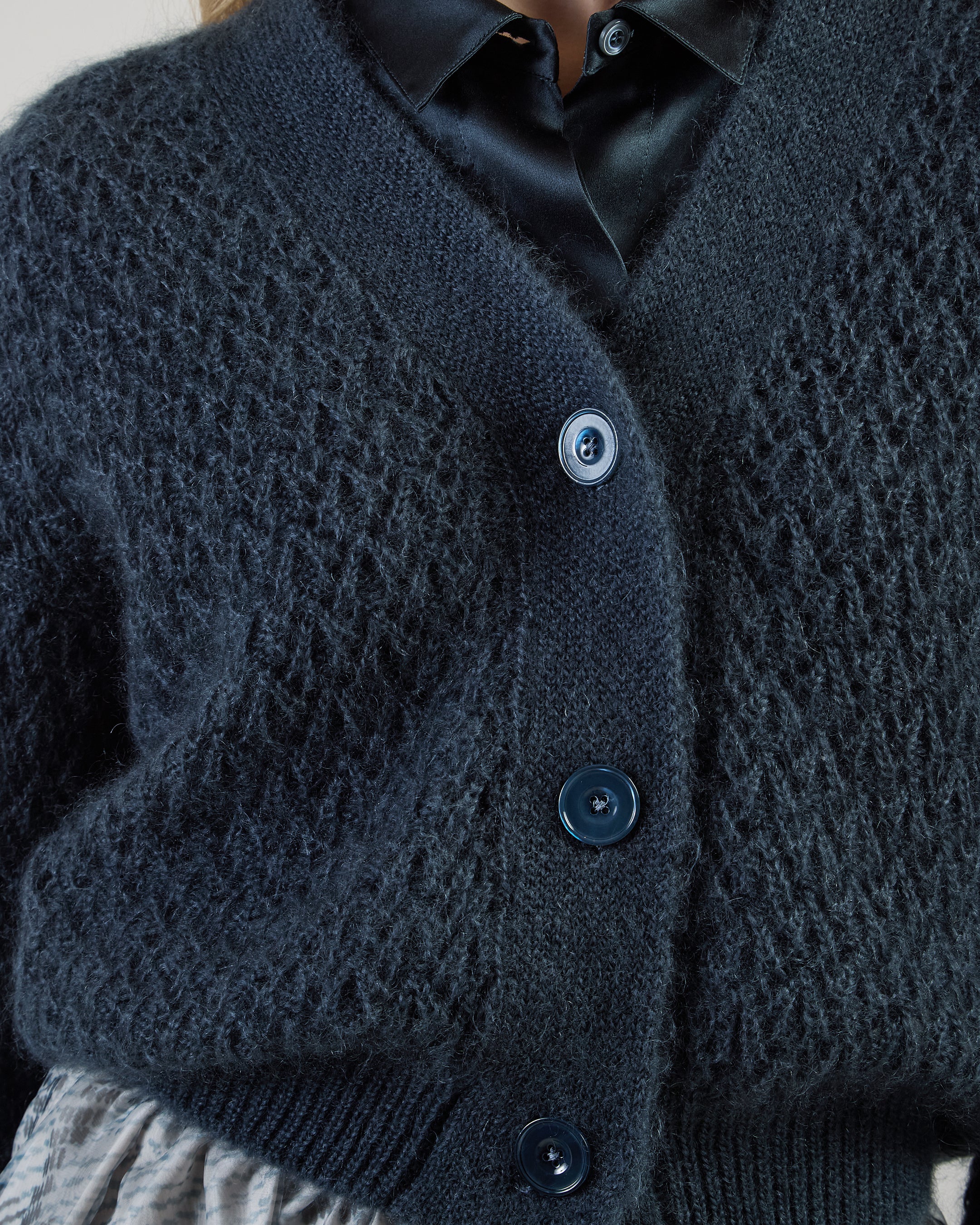 CARDIGAN KID MOHAIR SETA