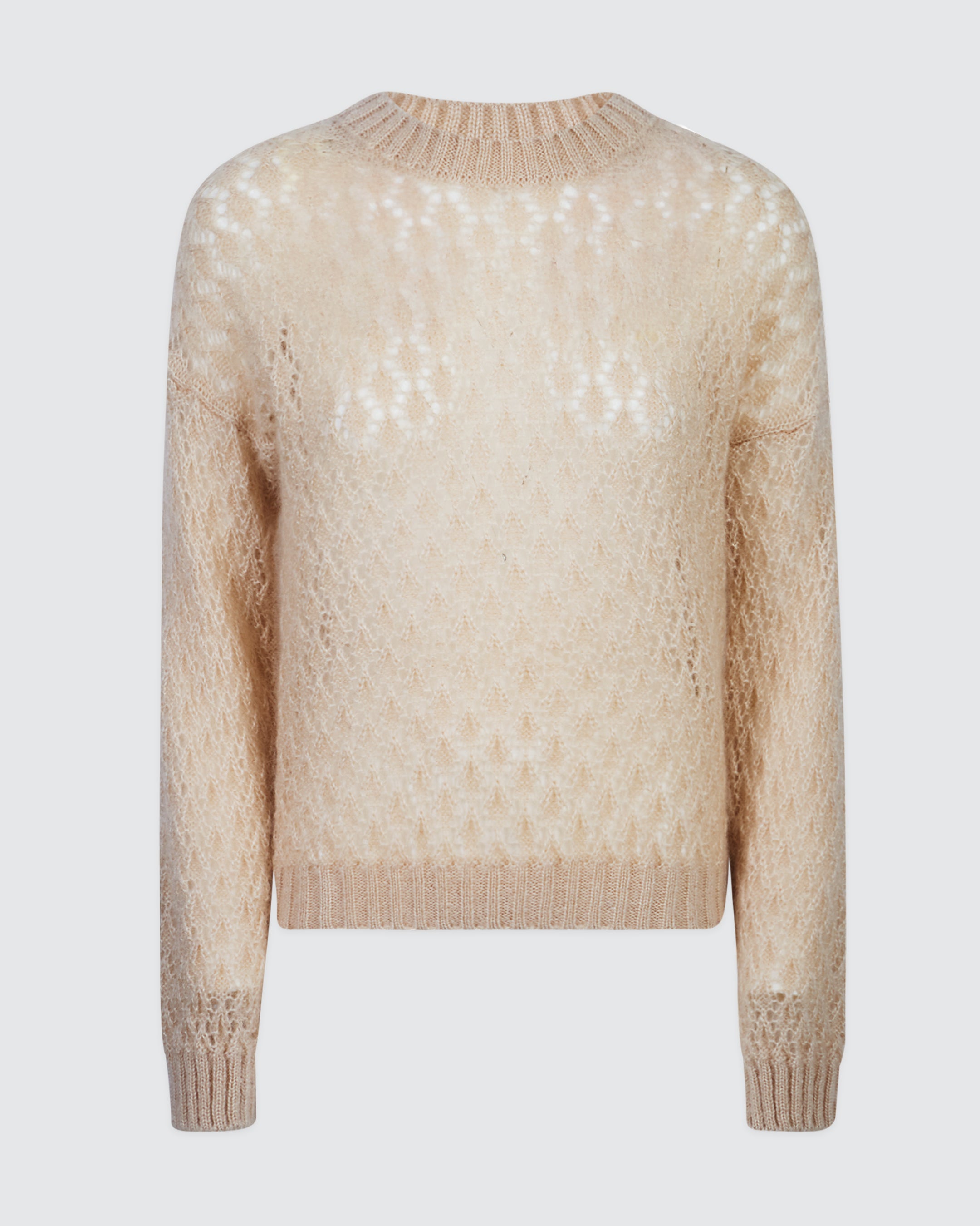 MAGLIA GIROCOLLO KID MOHAIR SETA