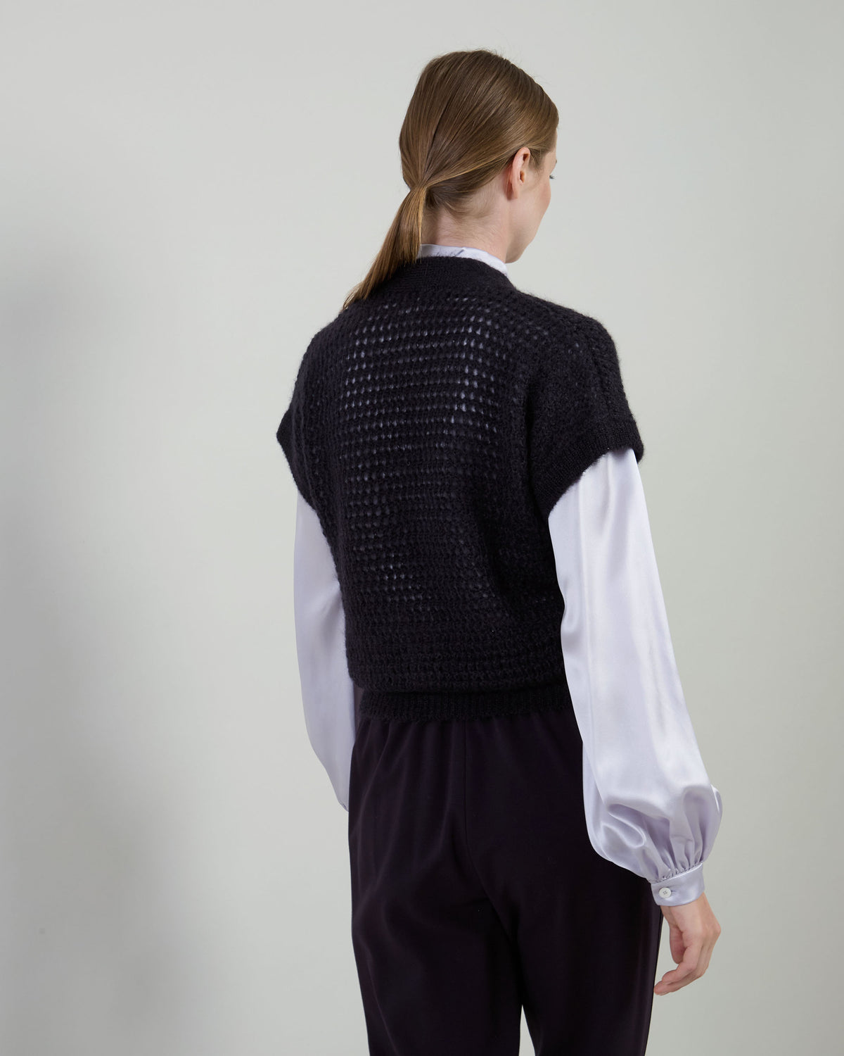 KID MOHAIR SILK CARDIGAN - 2