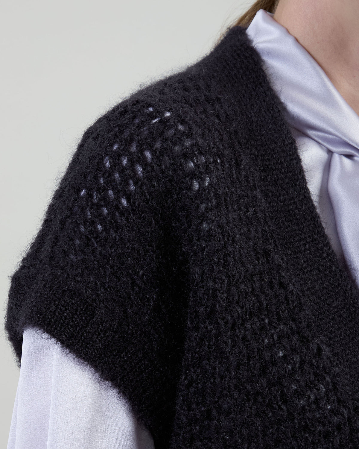 KID MOHAIR SILK CARDIGAN - 3