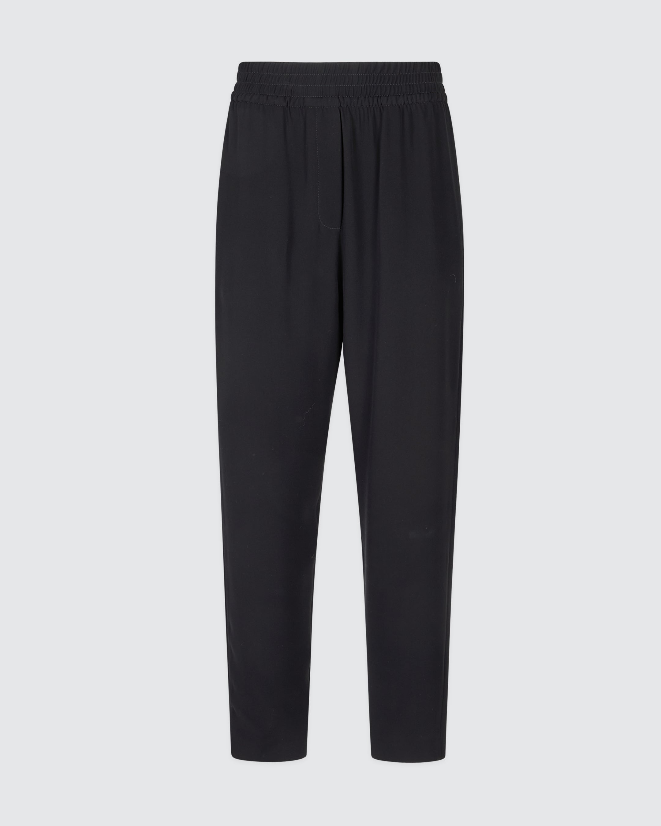 PLAIN STRETCH VISCOSE TROUSERS - 4