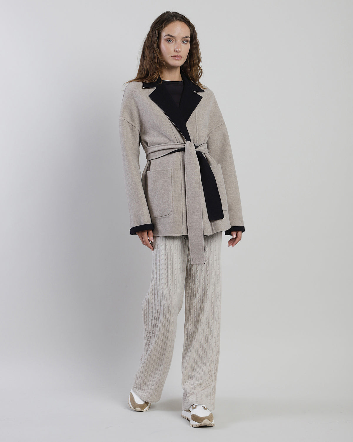 CAPPOTTO CON CINTURA LANA 14 MICRON - 12
