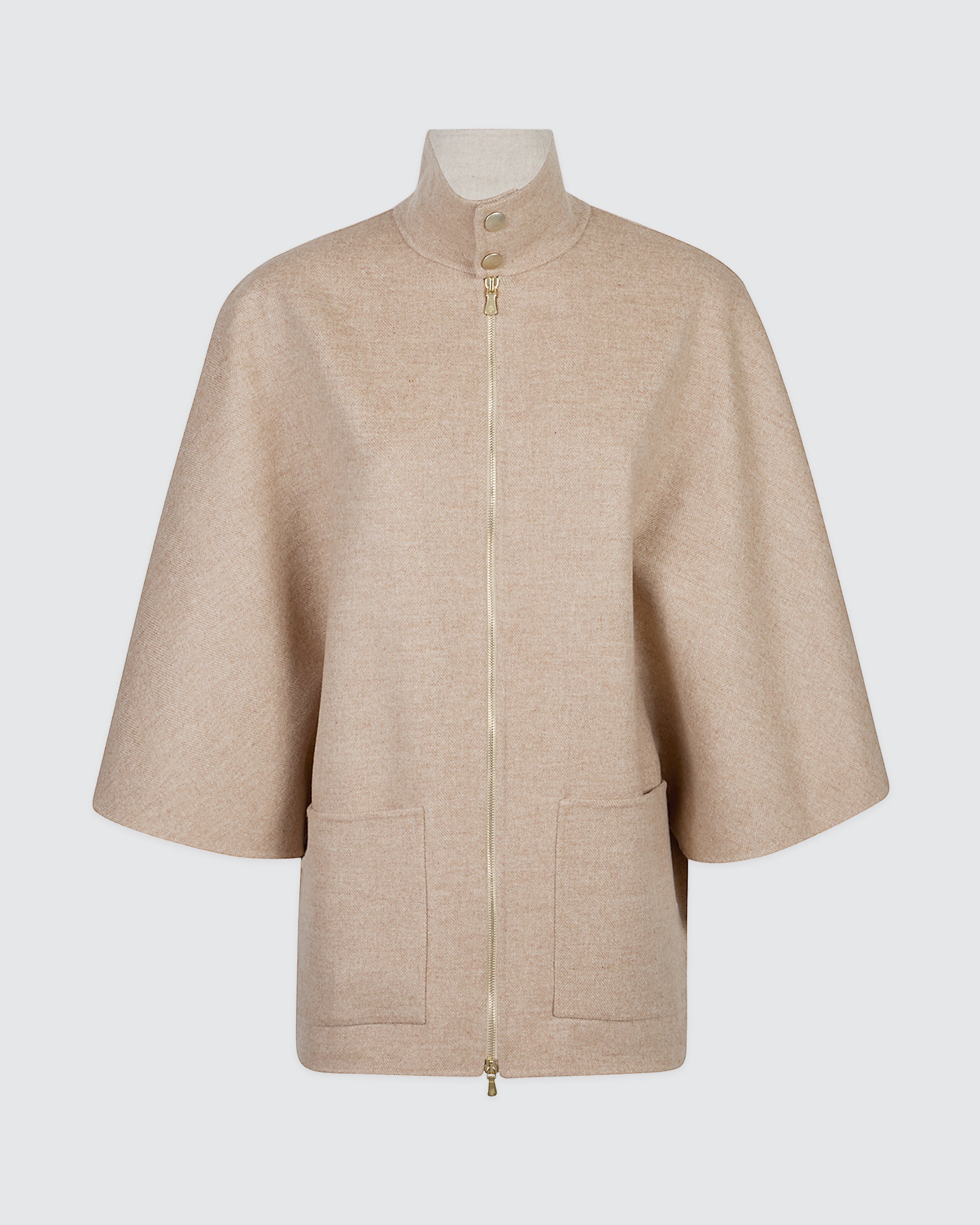CAPPOTTO MONOPETTO REVERSIBILE LANA CASHMERE - 5