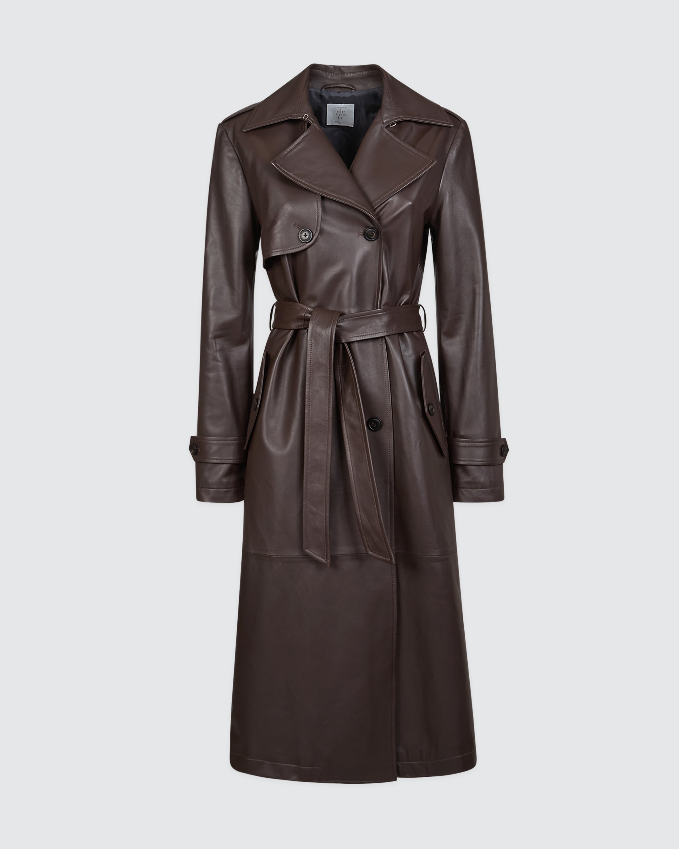 TRENCH IN PELLE NAPPA - 4