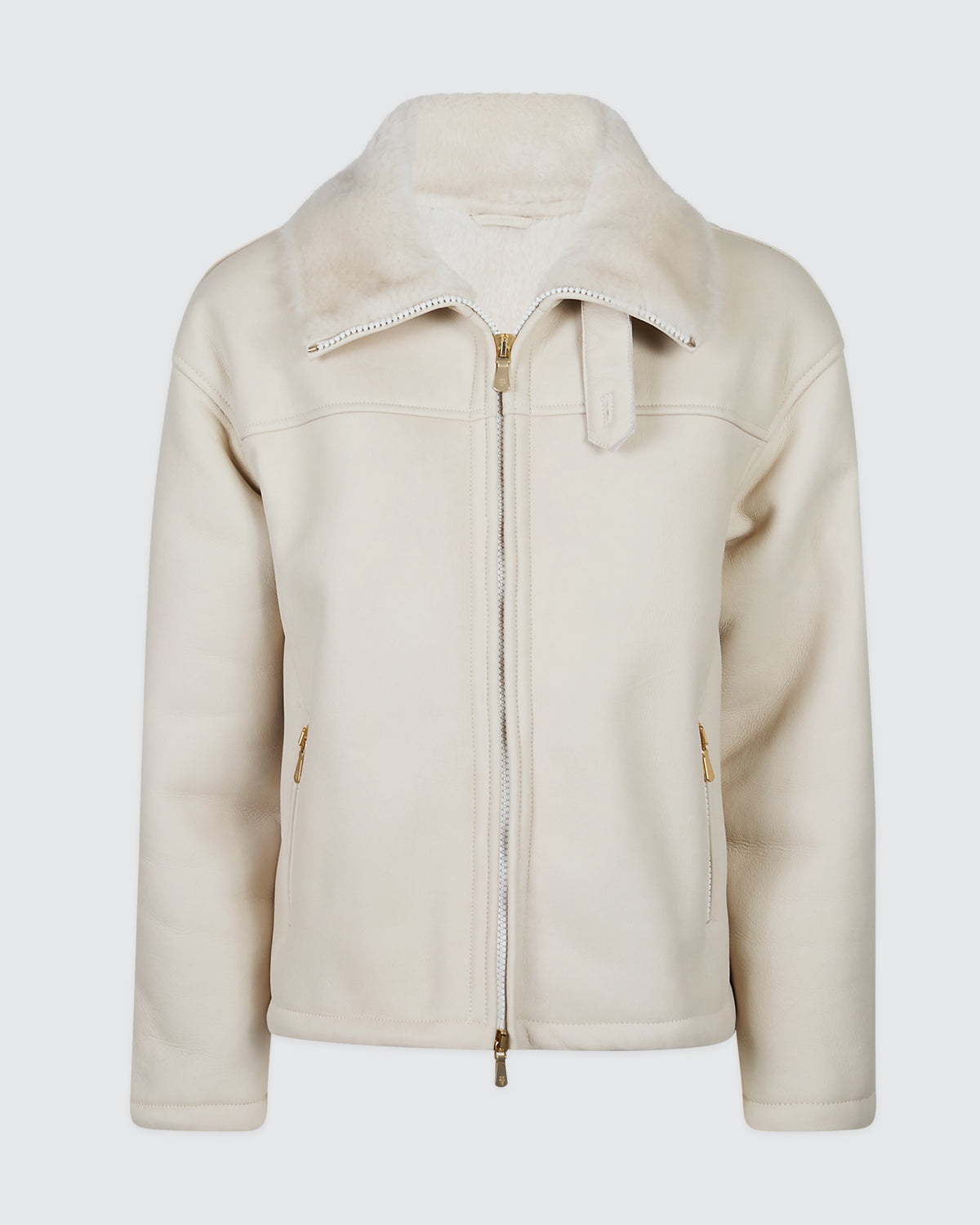 GIUBBINO IN PELLE SHEARLING NAPPATO - 14