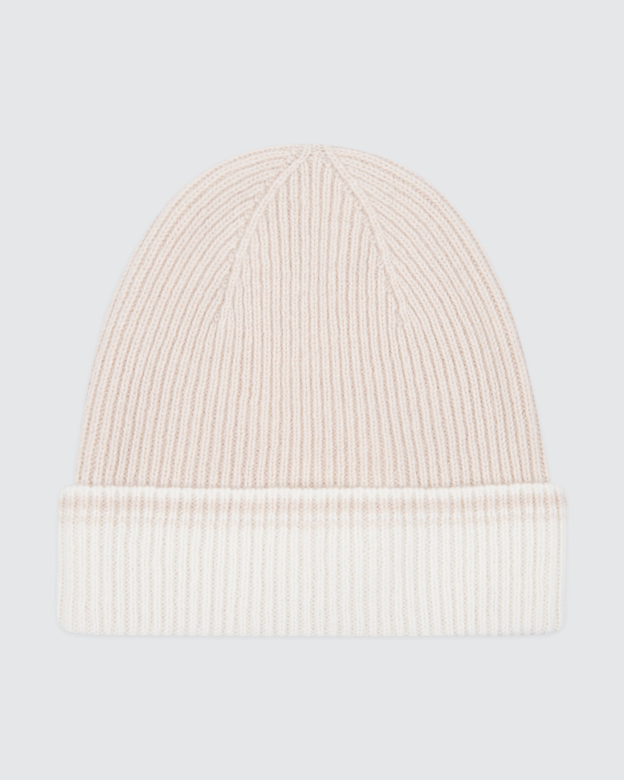 CAPPELLO CASHMERE CON CONTRASTO