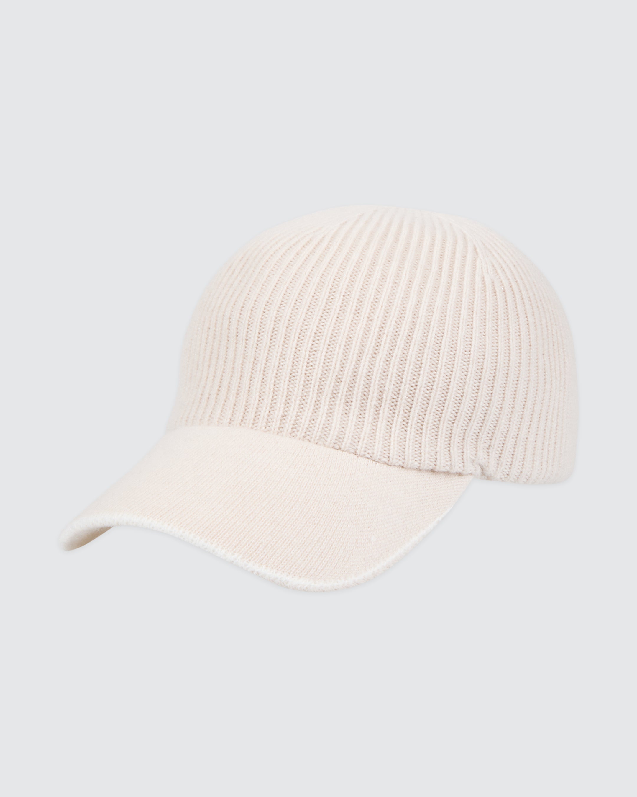CAPPELLIO DA BASEBALL CASHMERE CON CONTRASTO - 1