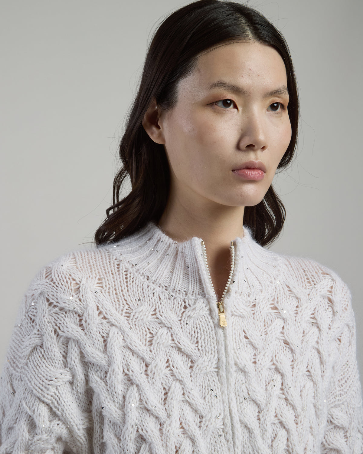 WOOL MOHAIR SILK DRESS