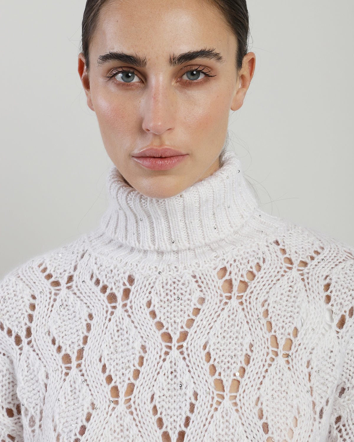 MAGLIA DOLCEVITA LANA MOHAIR SETA