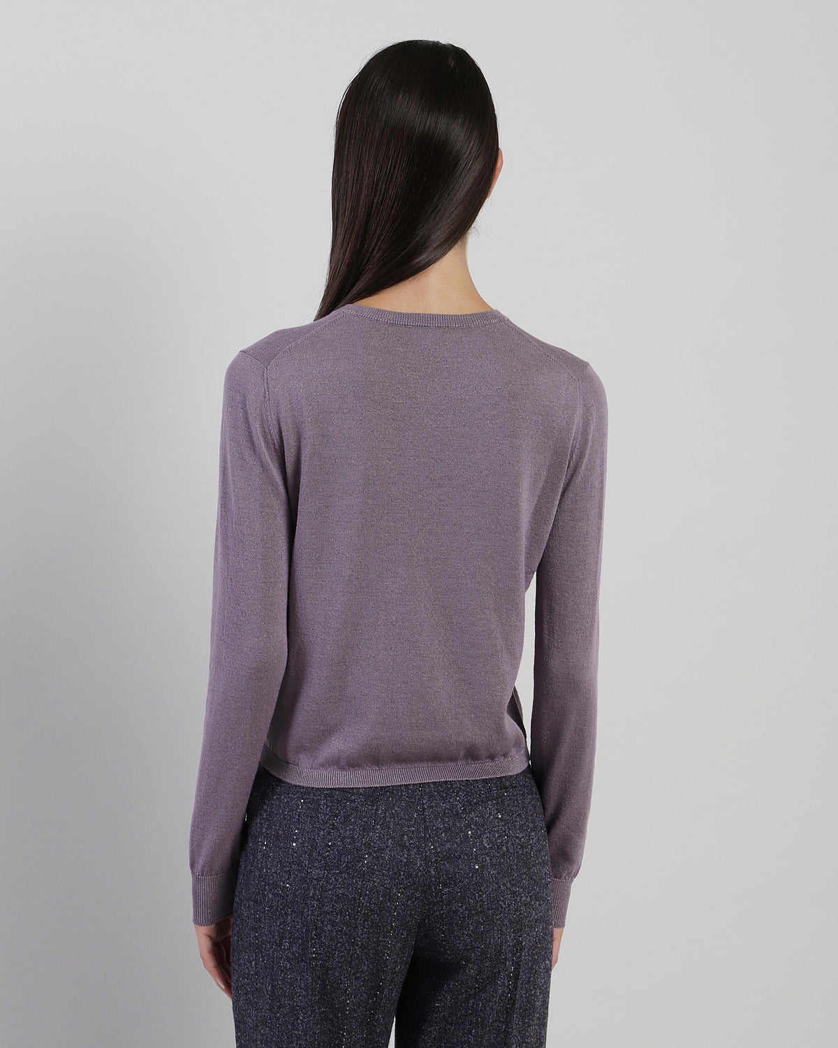 MAGLIA GIROCOLLO LANA LUREX - 2