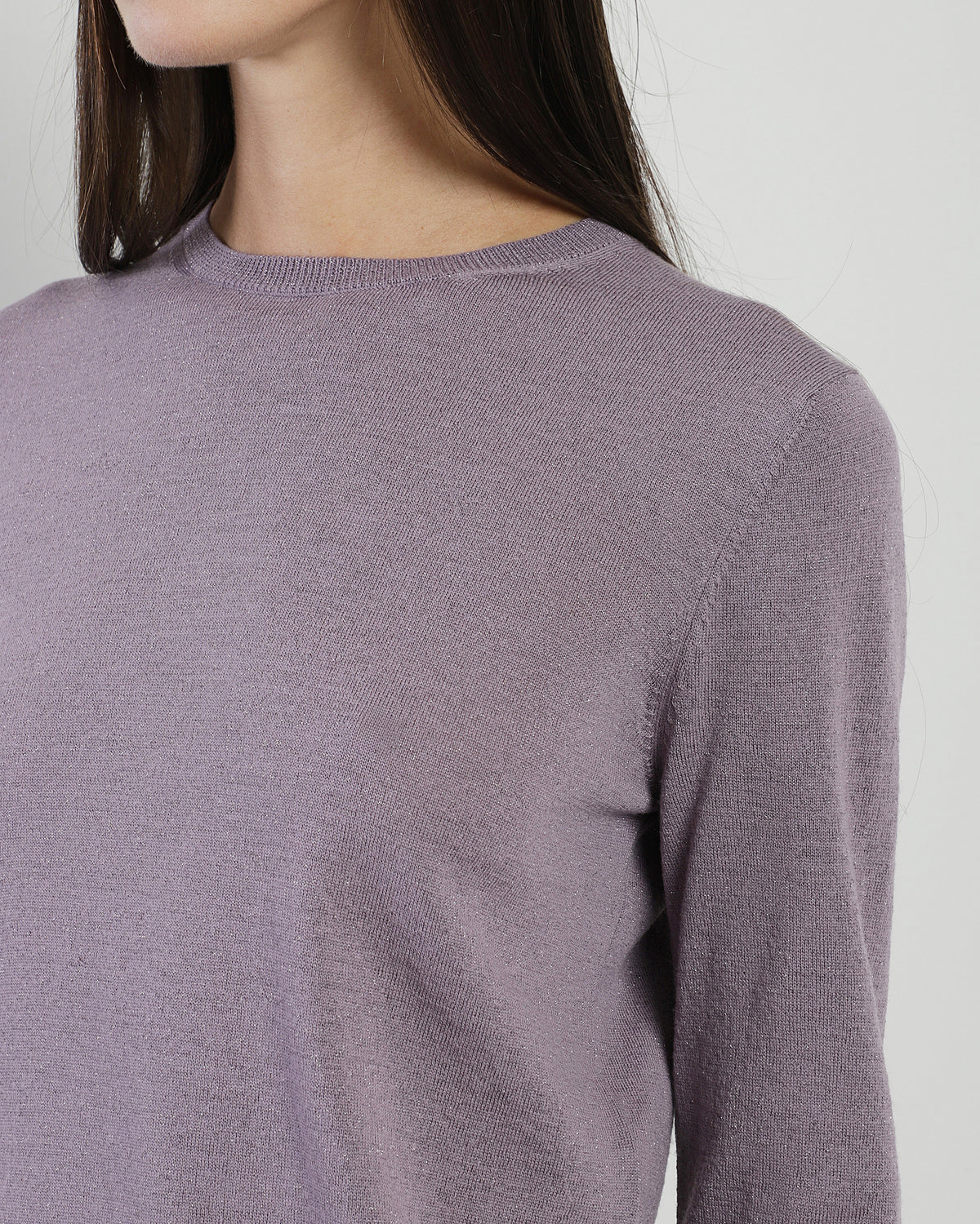 MAGLIA GIROCOLLO LANA LUREX
