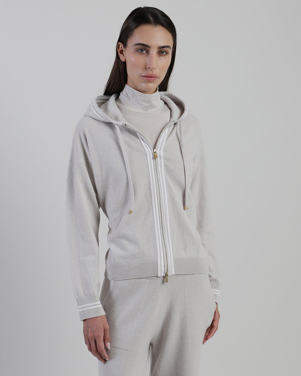 MAGLIA FULL ZIP CASHMERE RIGA TENNIS - 2