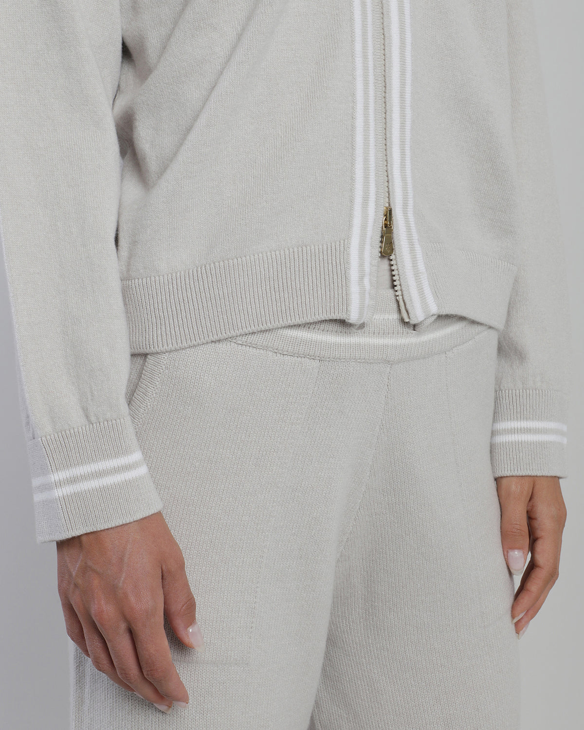 MAGLIA FULL ZIP CASHMERE RIGA TENNIS - 4