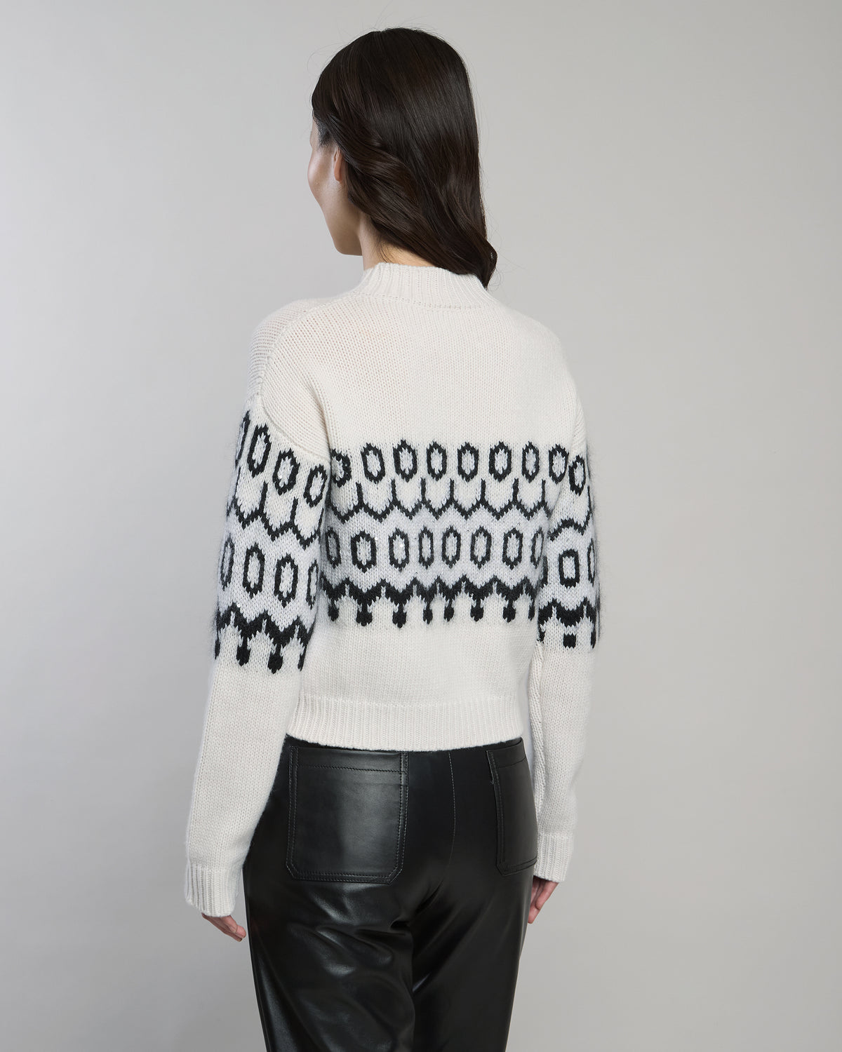 WOOL CASHMERE TURTLENECK SWEATER - 2