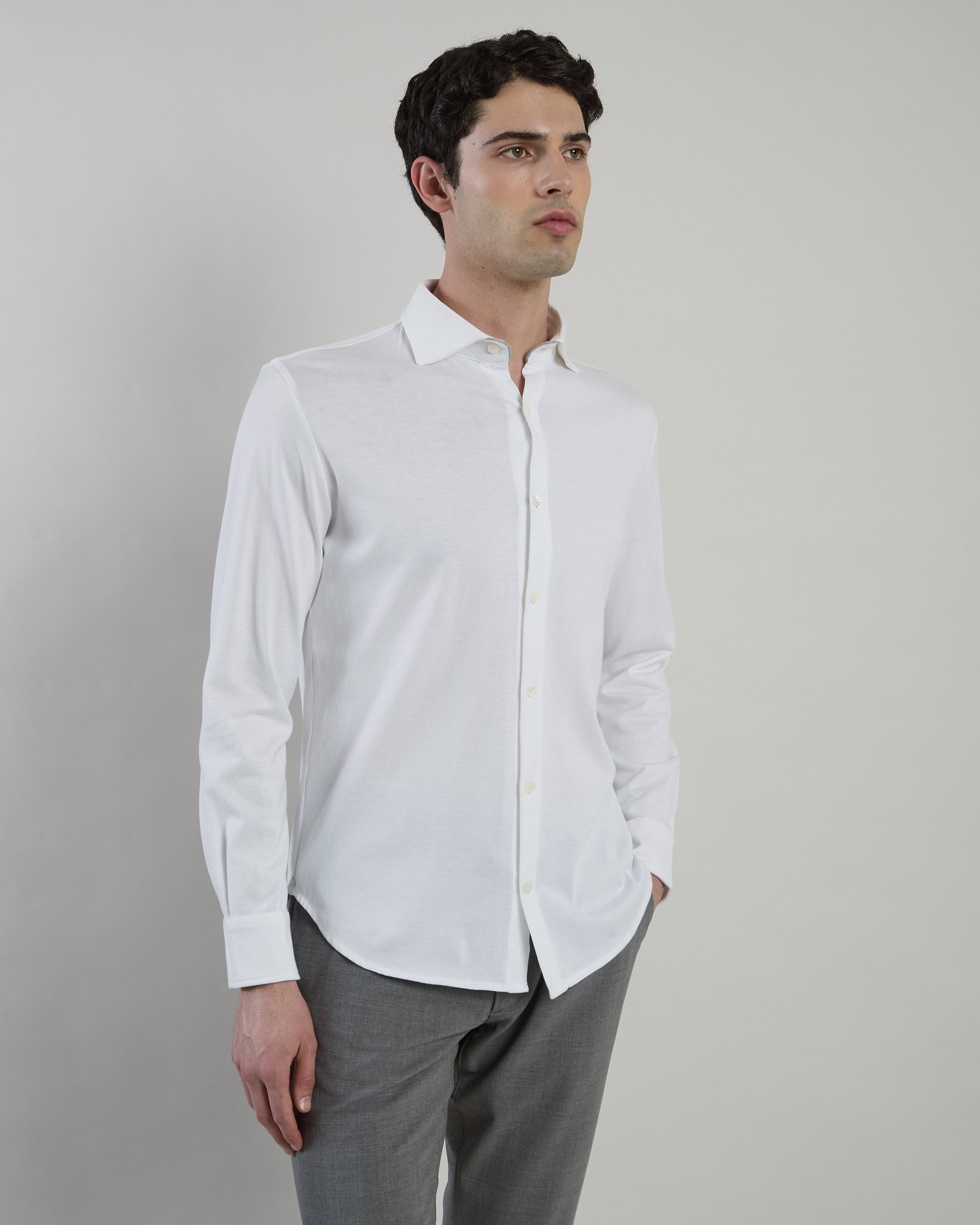 JERSEY COTTON SHIRT - 1