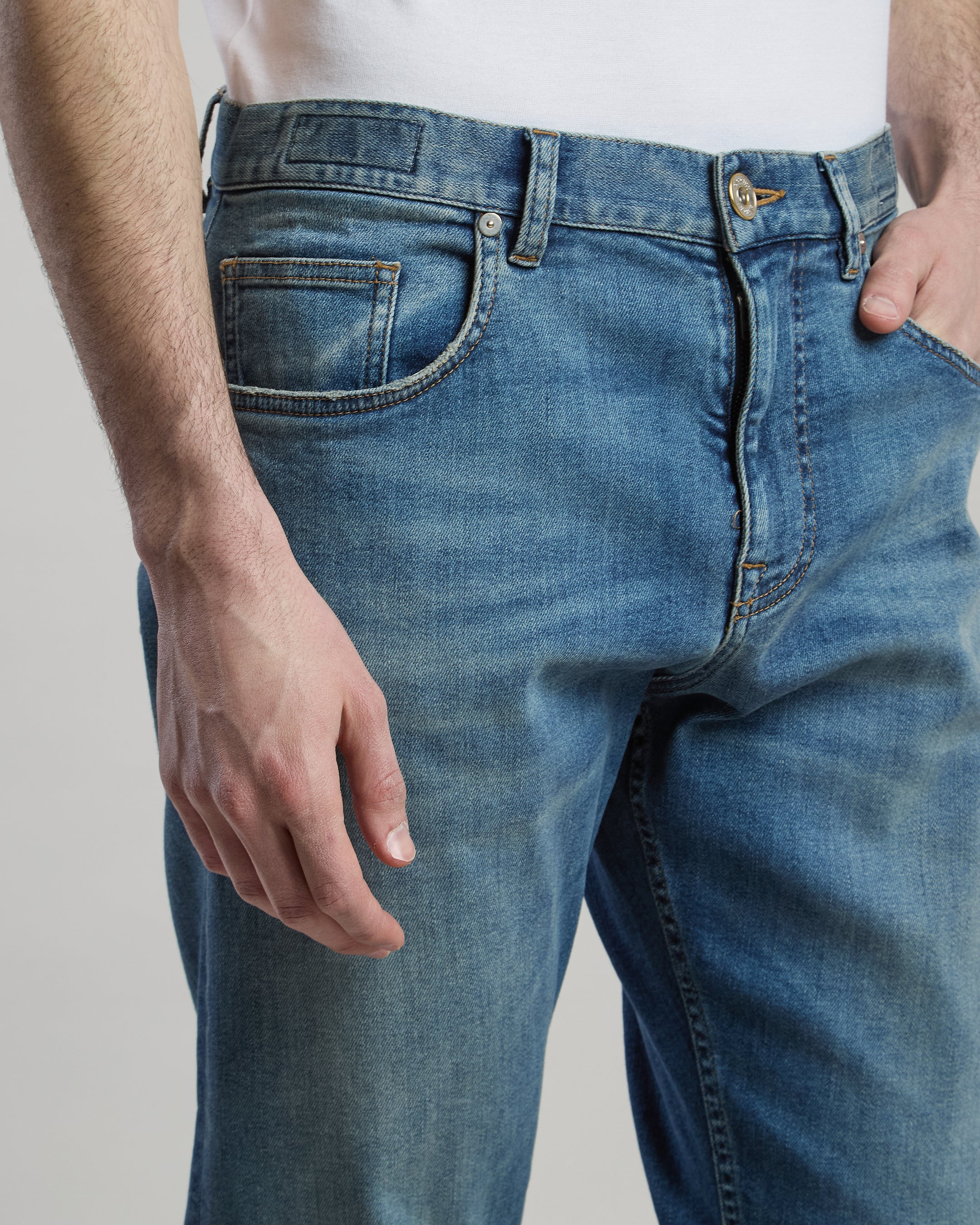 STRETCH COTTON DENIM - 3