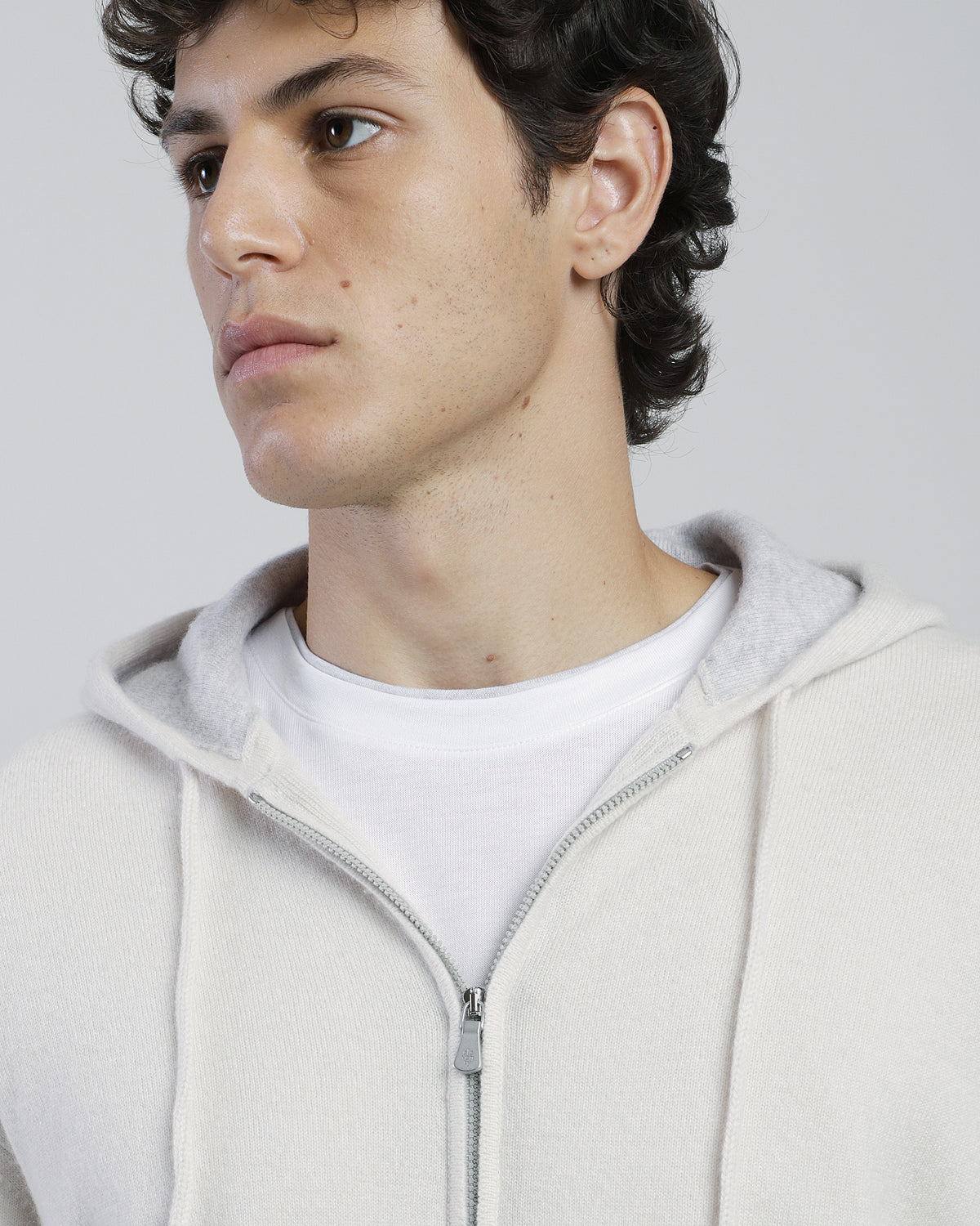 FULL ZIP HOODED SWEATER - 8