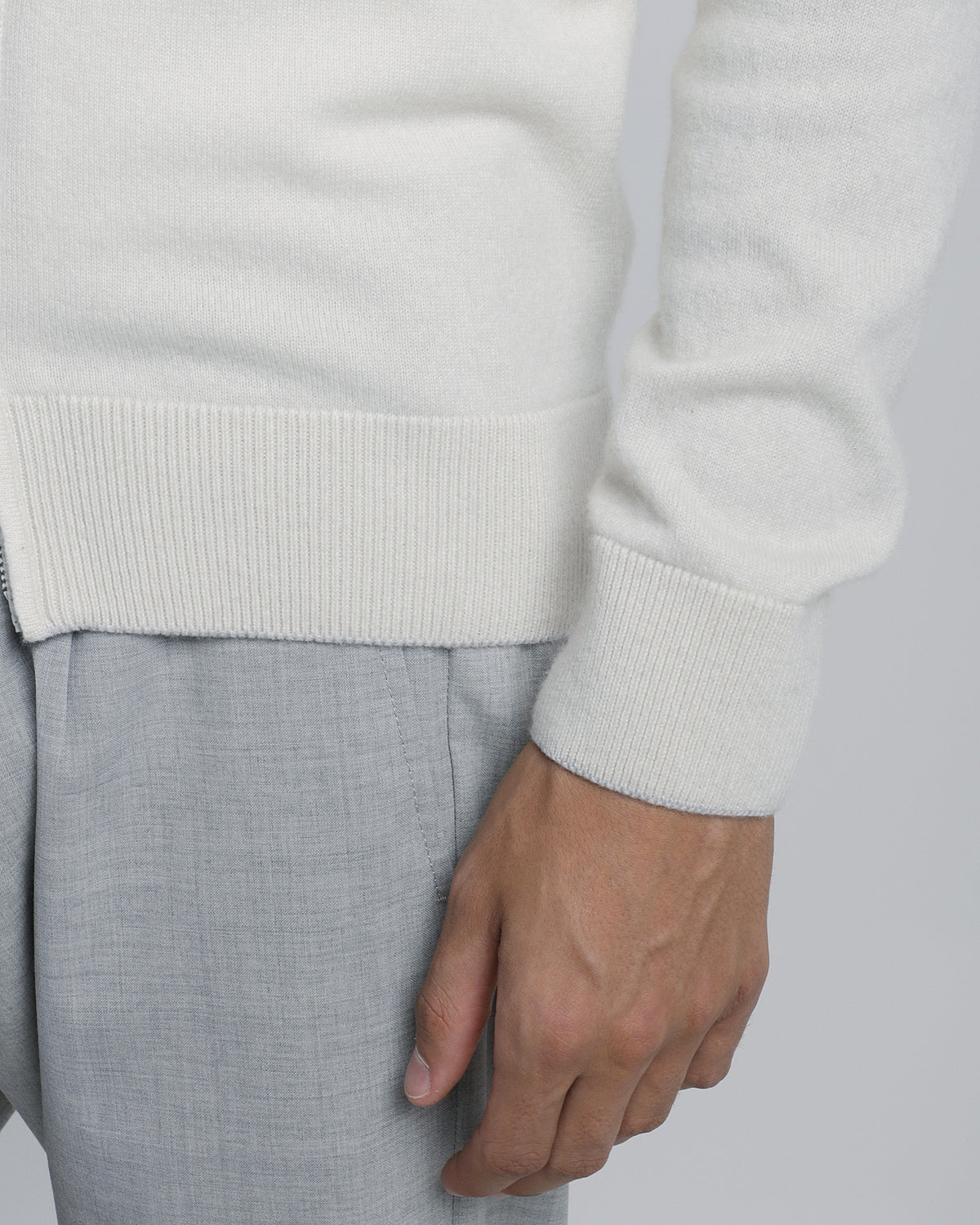 FULL ZIP HOODED SWEATER - 10