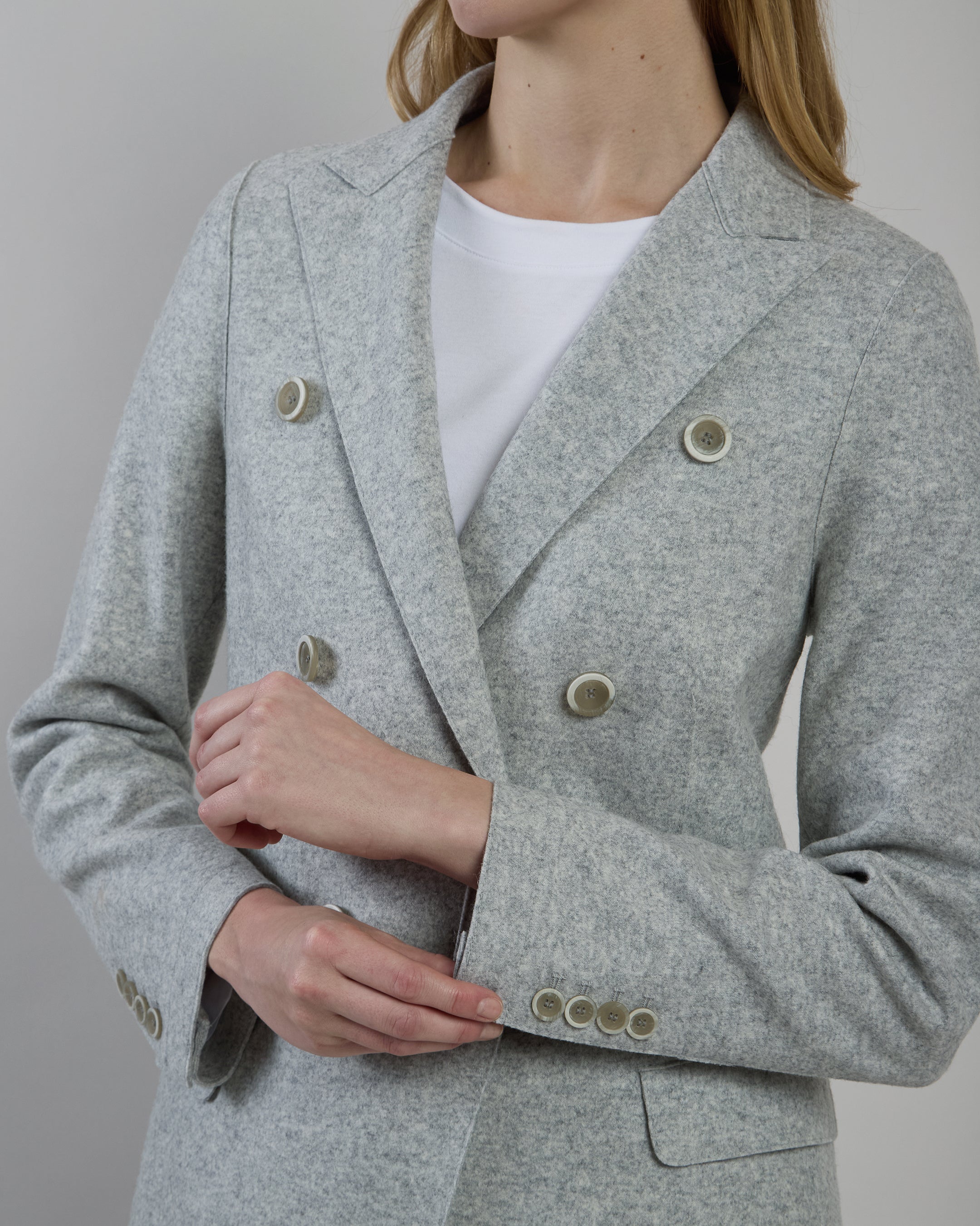 DOUBLE-BREASTED WOOL JACKET