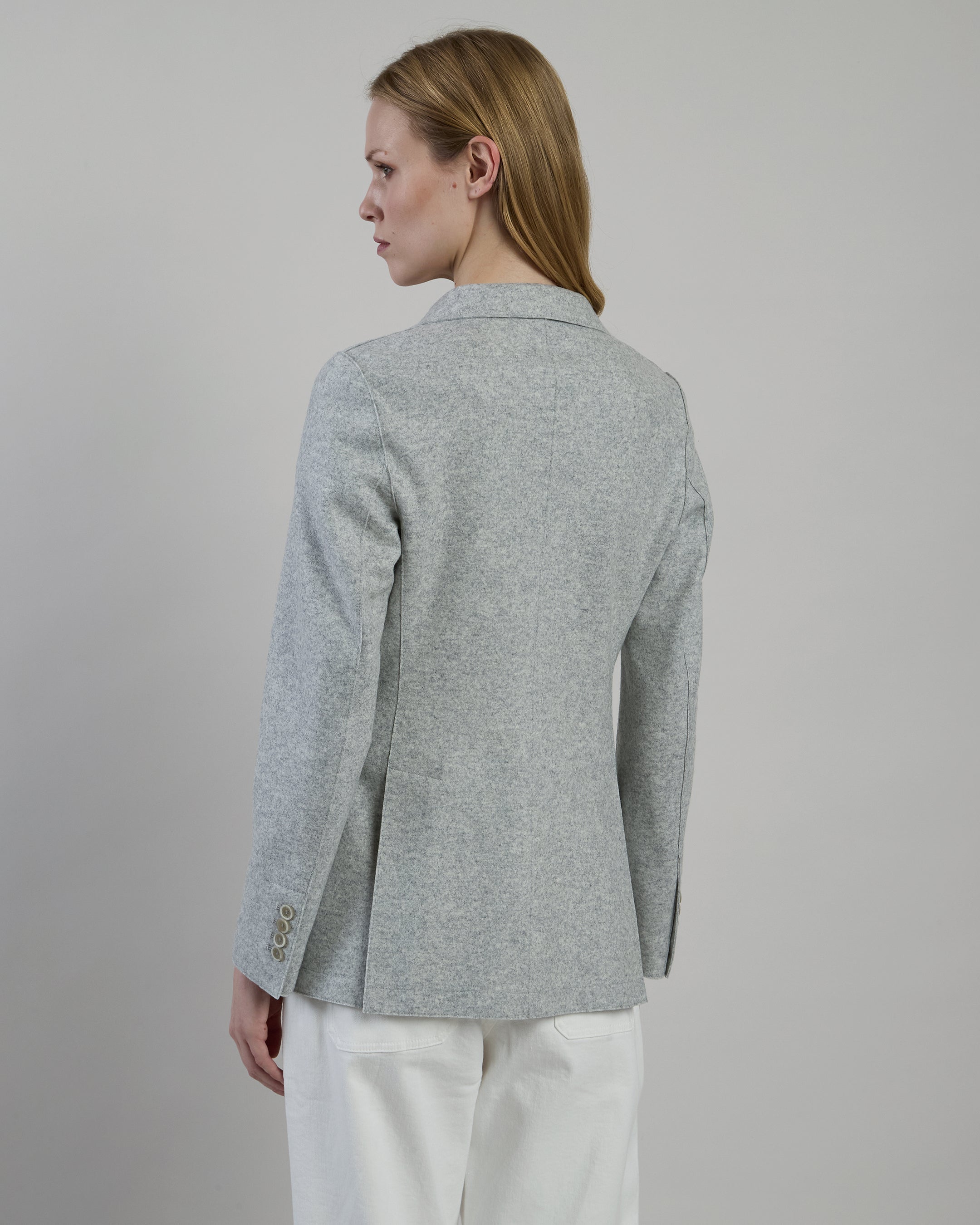 DOUBLE-BREASTED WOOL JACKET - 2