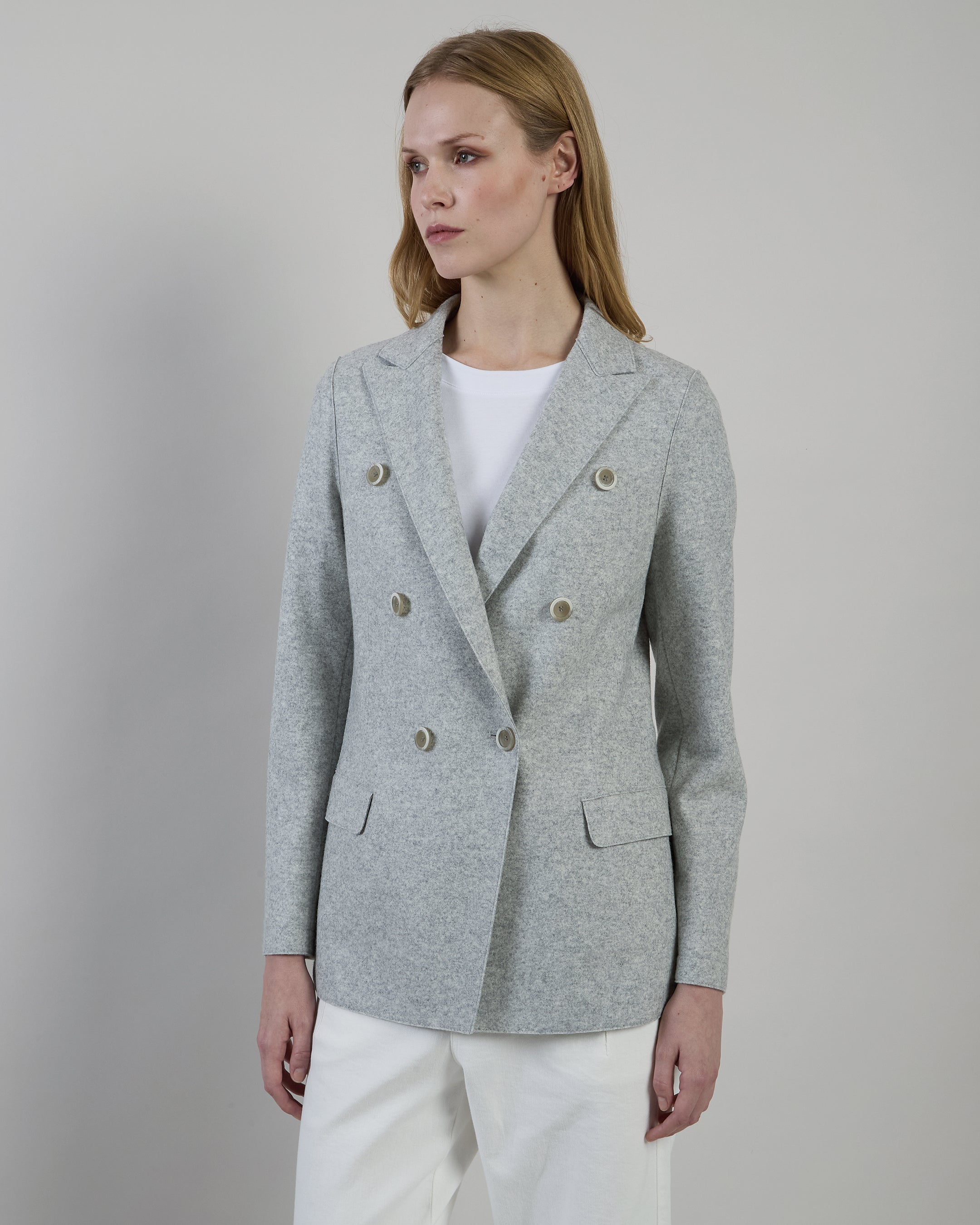 DOUBLE-BREASTED WOOL JACKET